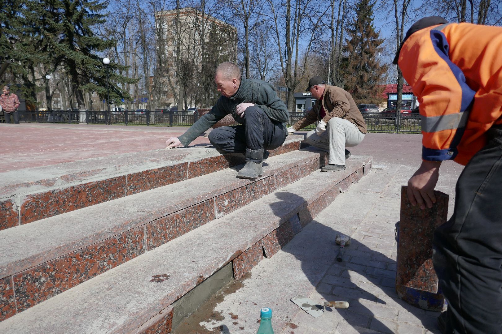 Подольск, мемориал, благоустройство, субботник