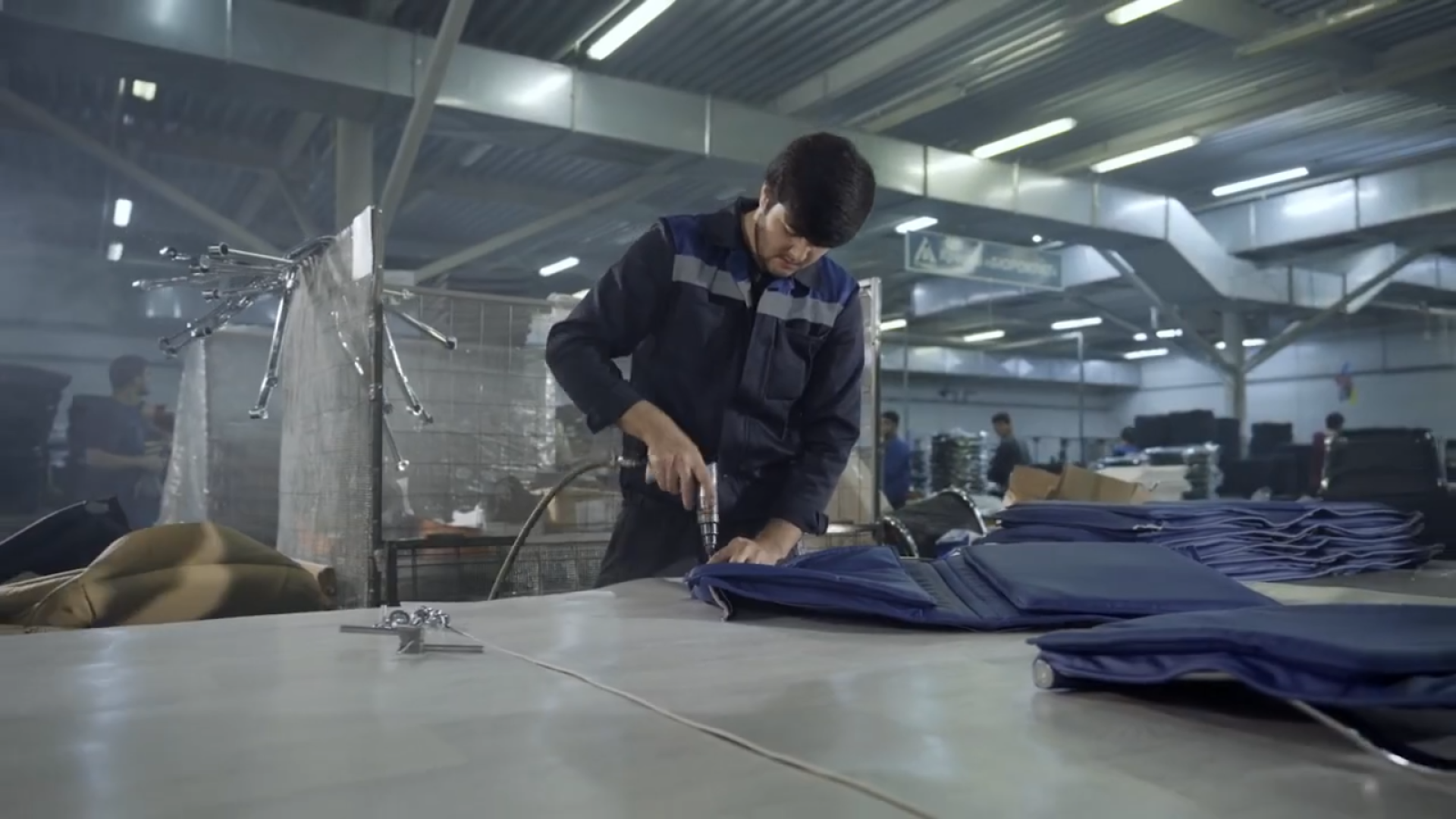 Чехов, фабрика Бюрократ, производство офисных кресел, компьютерные кресла, стулья, мебель, развитие производства,