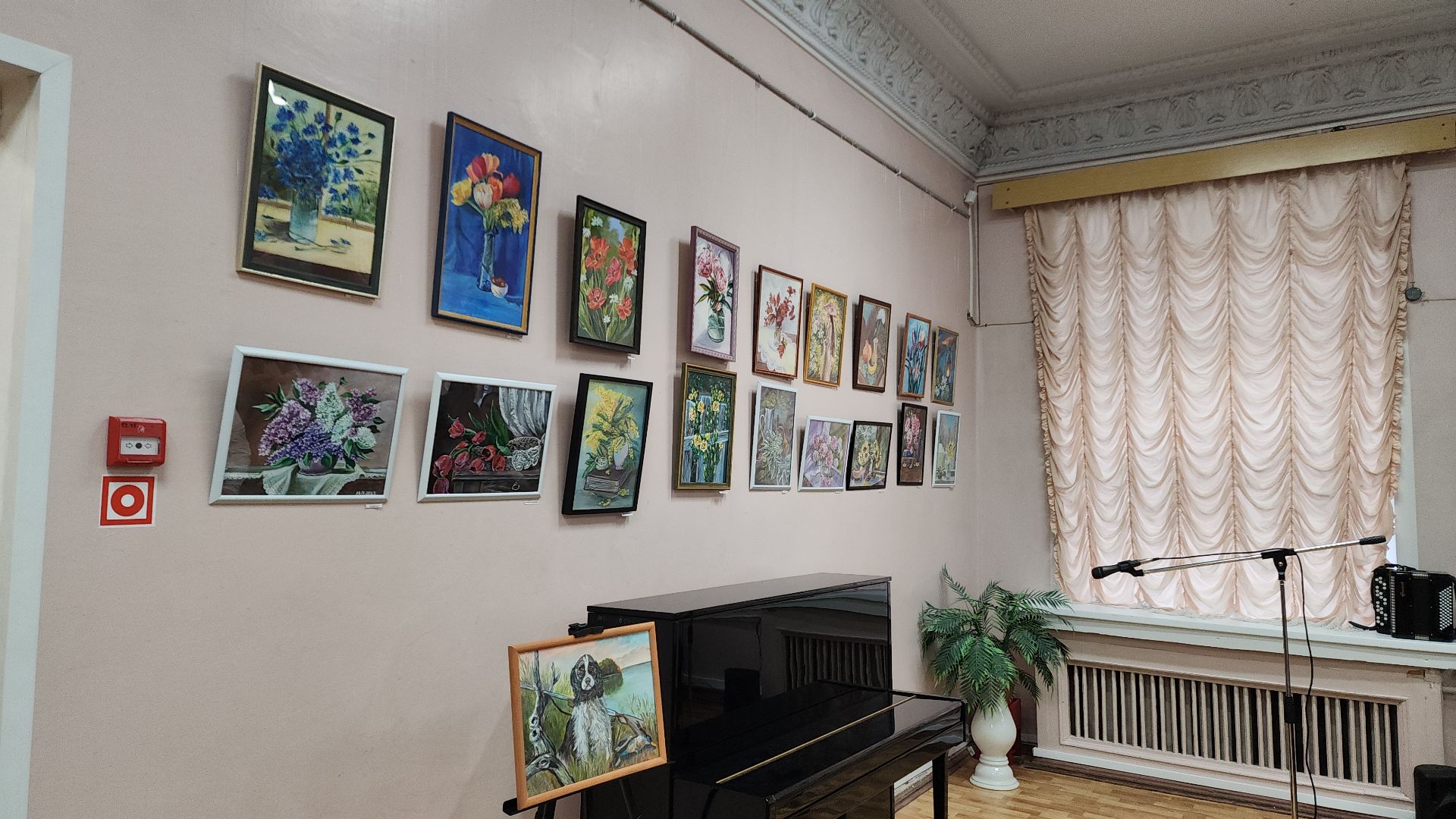 электросталь, культура подмосковья, культура электростали, художник, библиотека, библиотека паустовского, выставка картин,