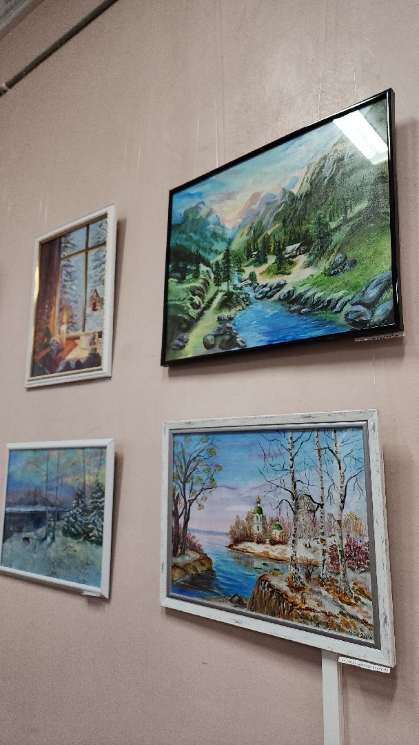 электросталь, культура подмосковья, культура электростали, художник, библиотека, библиотека паустовского, выставка картин,