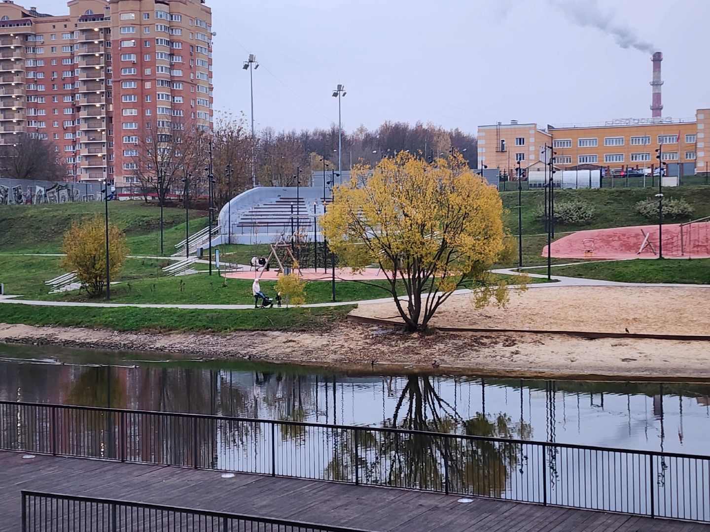 Чехов, река Теребенка, благоустройство набережной, третий этап, реконструкция, зоны отдыха, спортивные площадки, пешеходные дорожки,