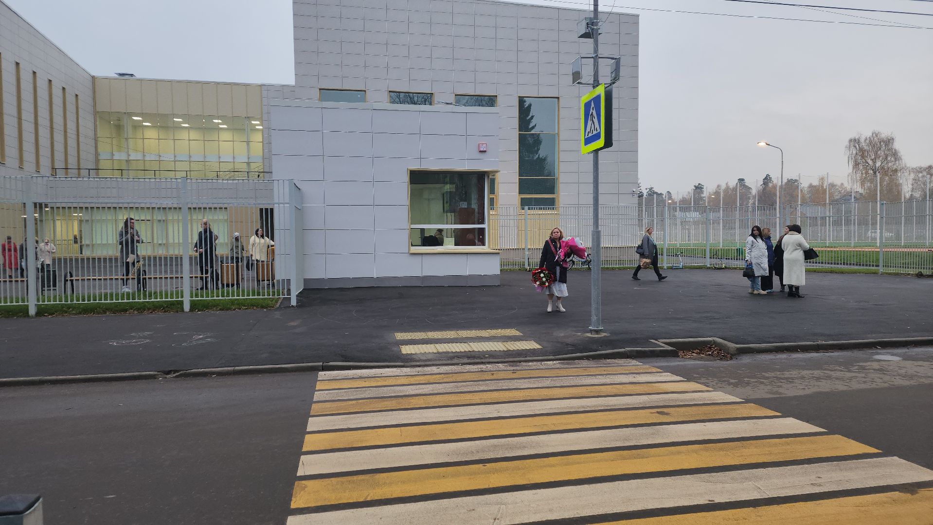 пушкинский, заветы ильича, ремонт дорог, безопасное движение, школа 2, школьники, светофор у школы, дорожная разметка, ограждение,лежачие полицейские,