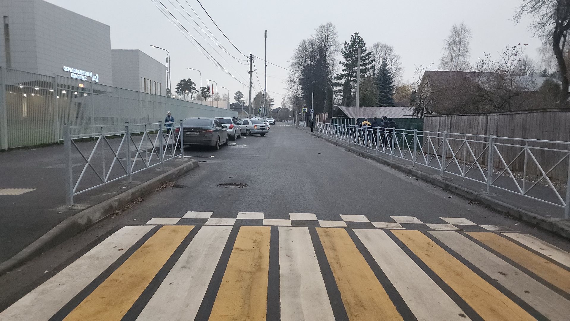 пушкинский, заветы ильича, ремонт дорог, безопасное движение, школа 2, школьники, светофор у школы, дорожная разметка, ограждение,лежачие полицейские,