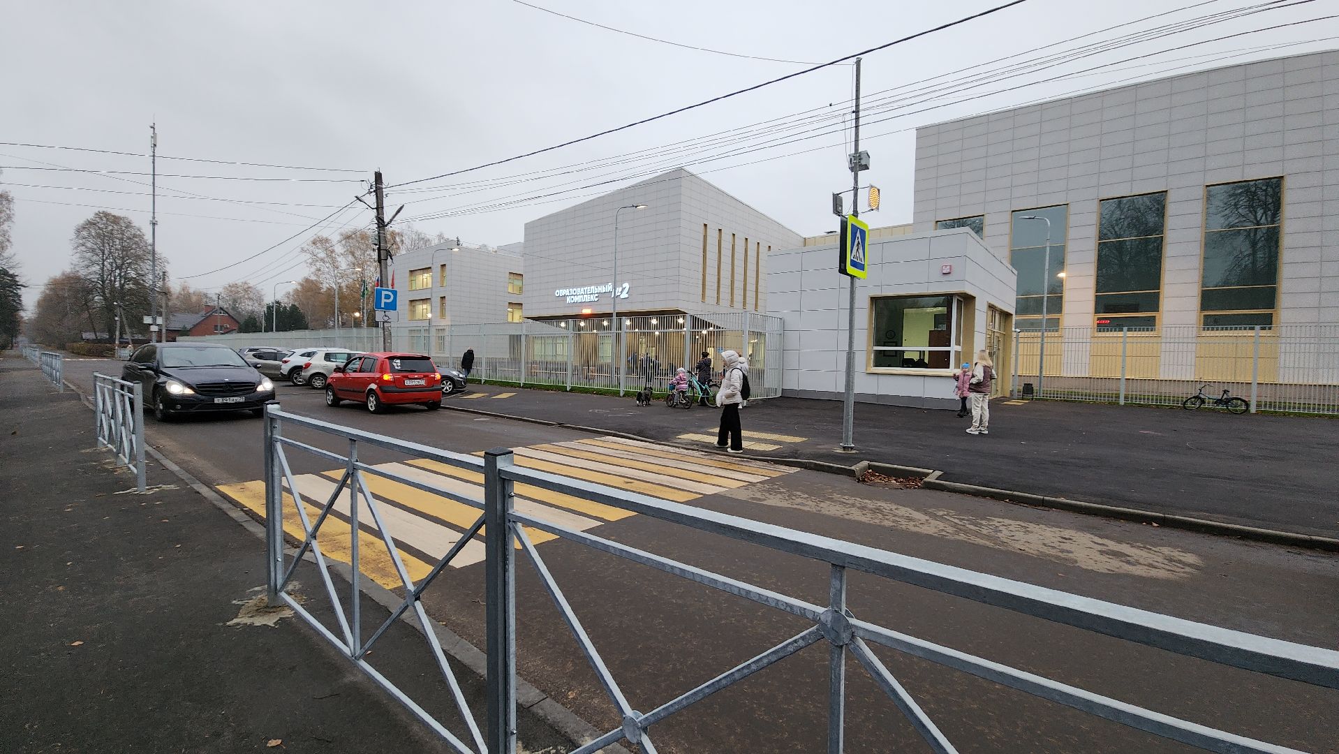 пушкинский, заветы ильича, ремонт дорог, безопасное движение, школа 2, школьники, светофор у школы, дорожная разметка, ограждение,лежачие полицейские,