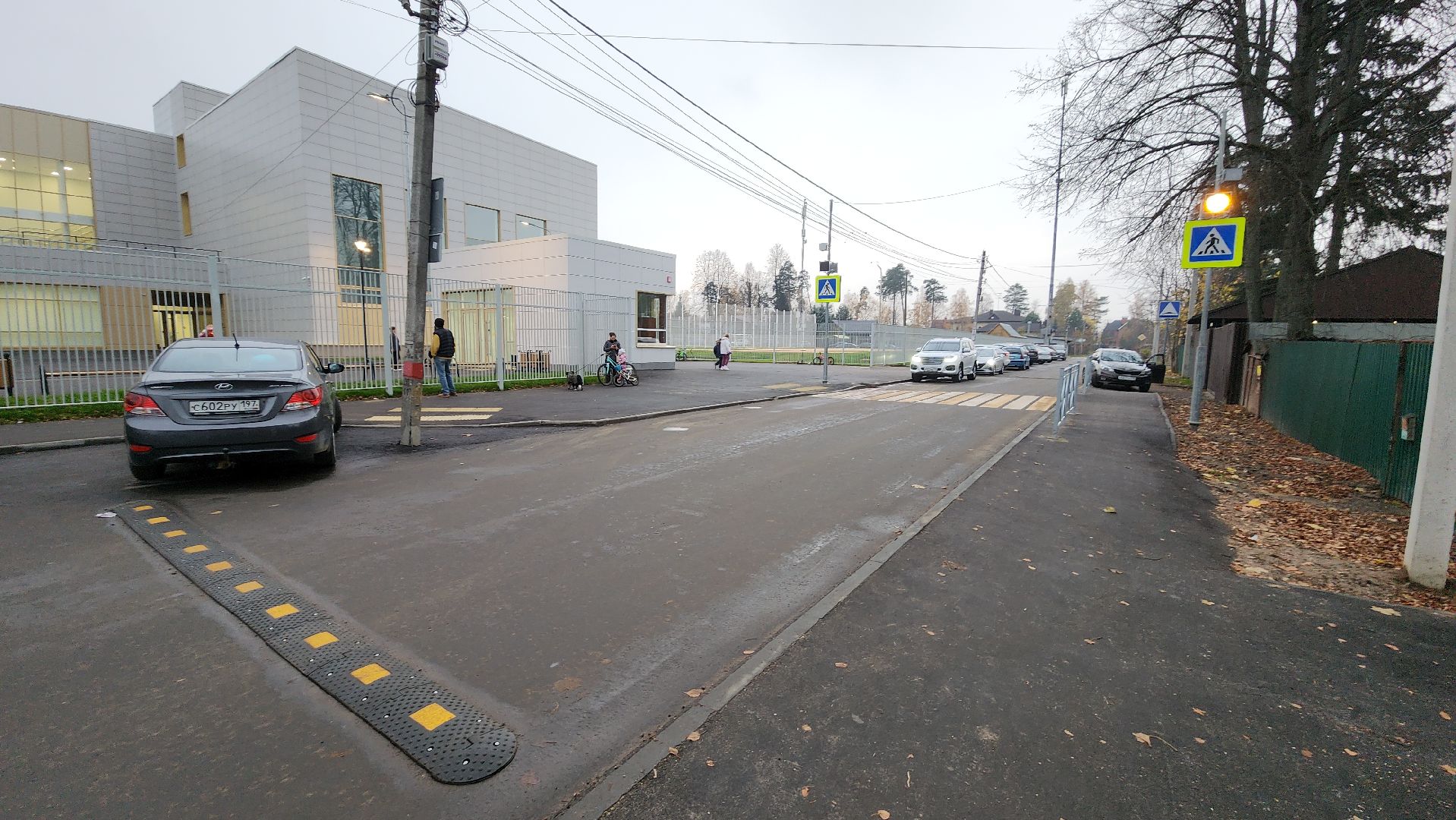 пушкинский, заветы ильича, ремонт дорог, безопасное движение, школа 2, школьники, светофор у школы, дорожная разметка, ограждение,лежачие полицейские,