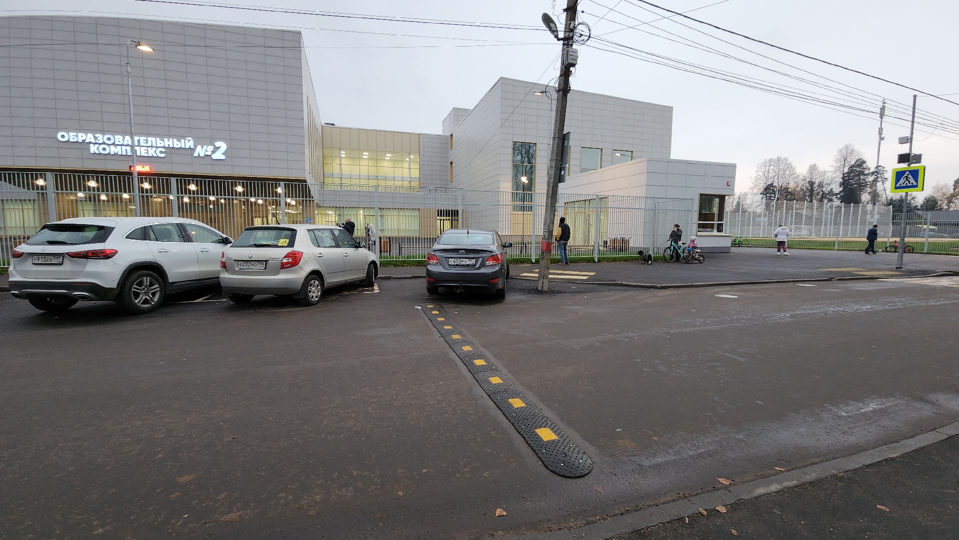 пушкинский, заветы ильича, ремонт дорог, безопасное движение, школа 2, школьники, светофор у школы, дорожная разметка, ограждение,лежачие полицейские,