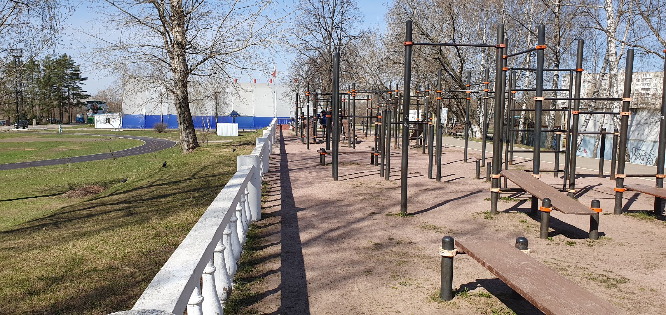 Стадион, благоустройство, уборка мусора, Дзержинский