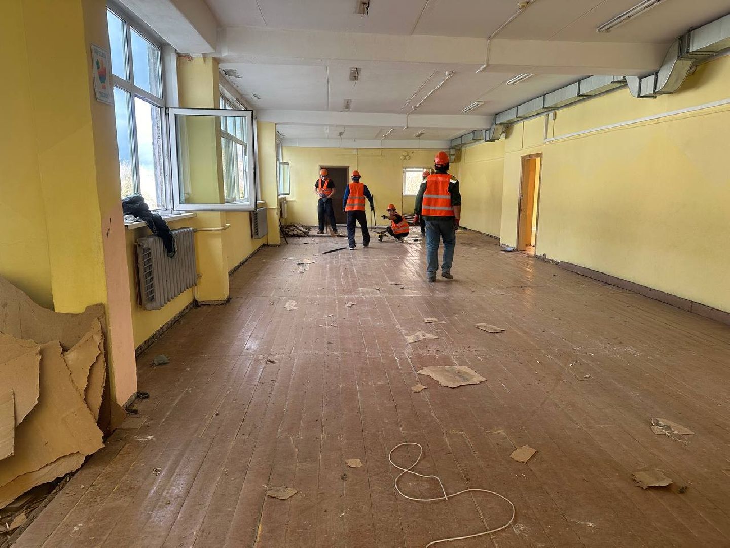 ремонт в школе, капитальный ремонт,