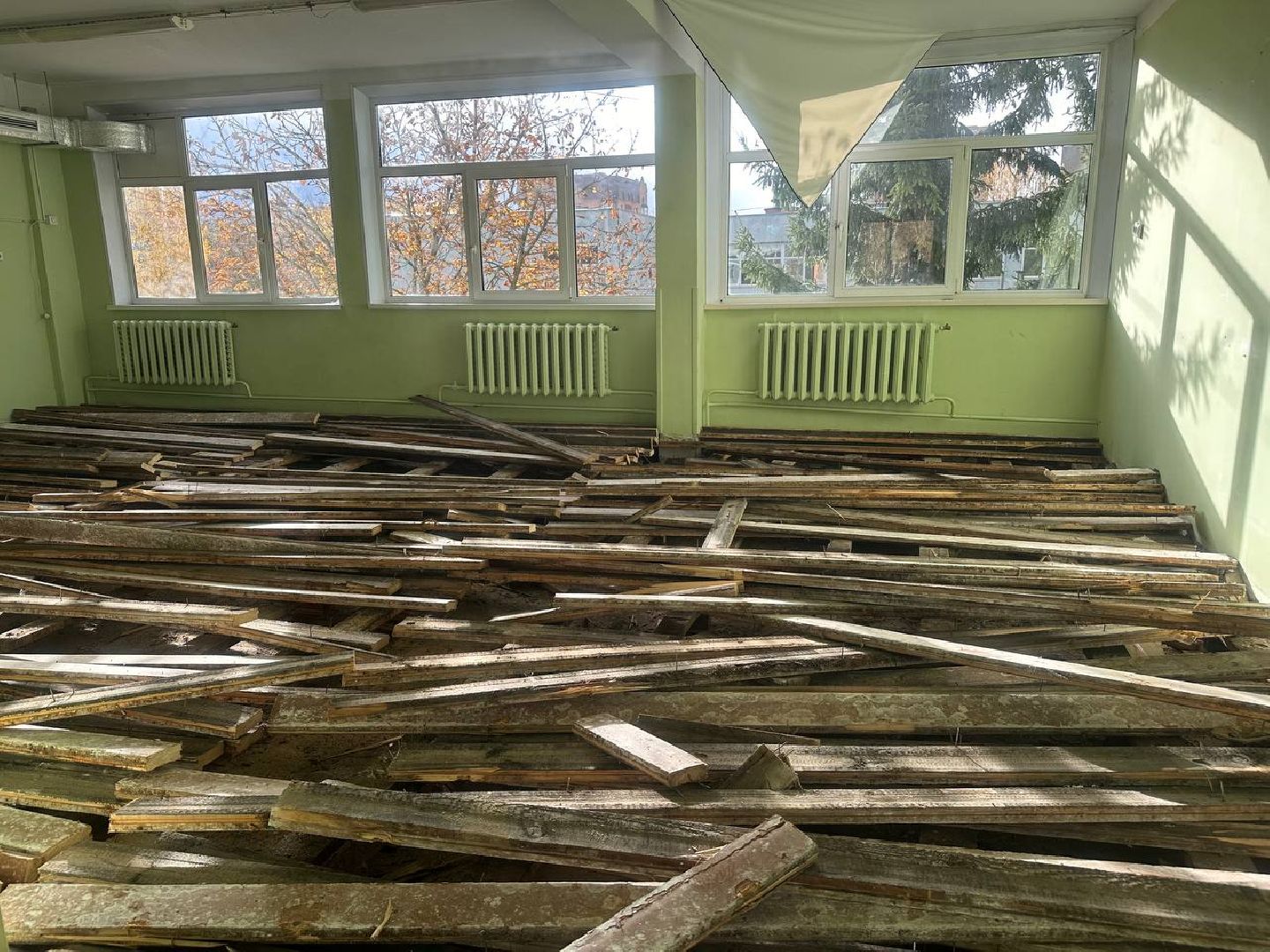 ремонт в школе, капитальный ремонт,