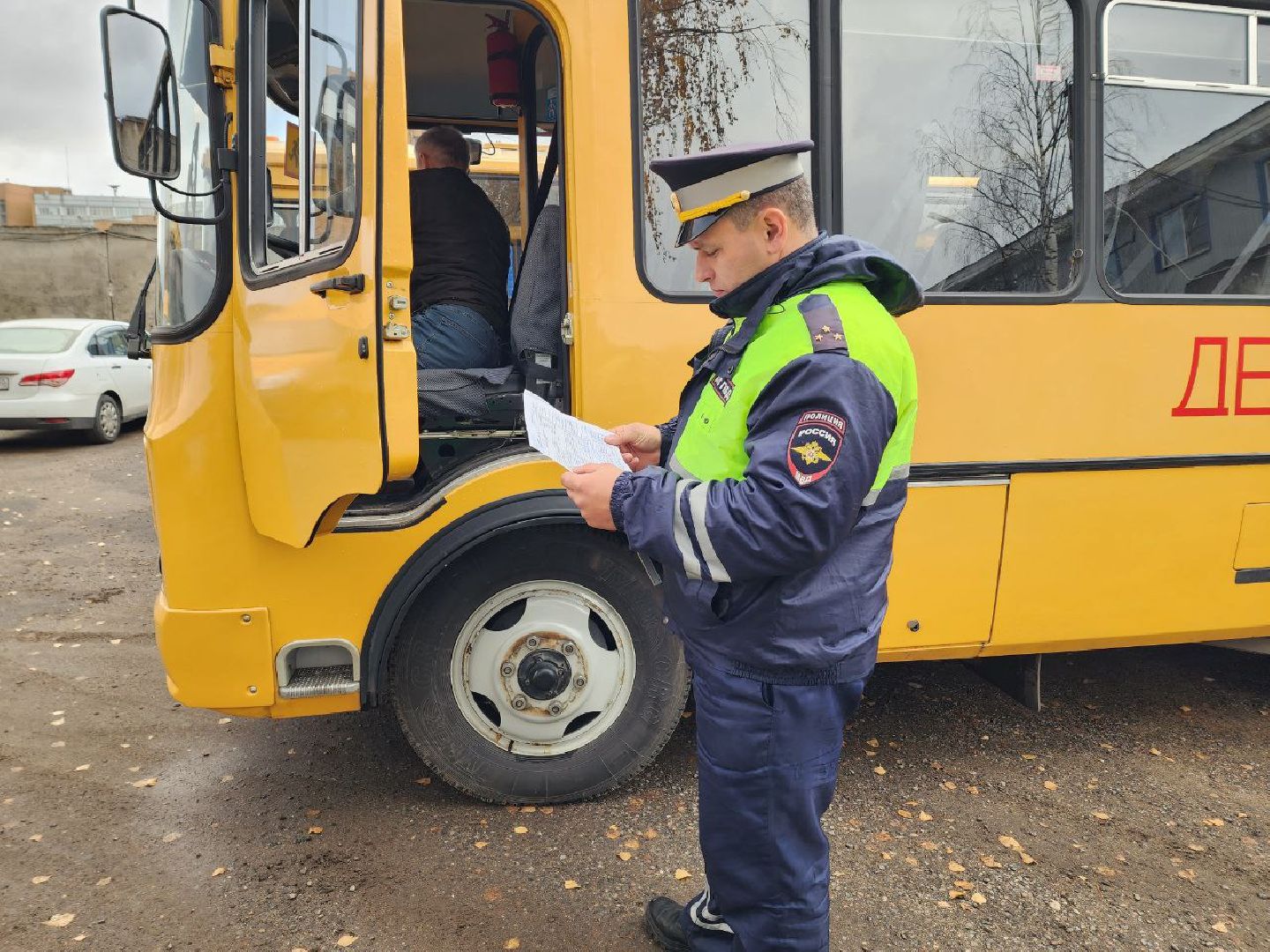 Солнечногорск, Гибдд, проверка автобусов, школьные автобусы, дети,