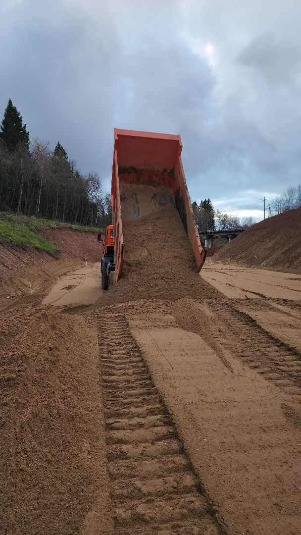 строительство дороги, объездная дорога, тучково, руза, рузский городской округ, московская область, Подмосковье,