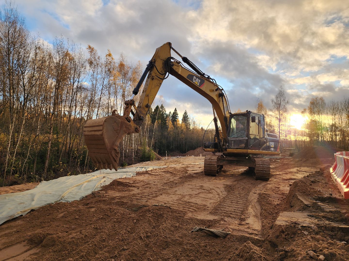 строительство дороги, объездная дорога, тучково, руза, рузский городской округ, московская область, Подмосковье,