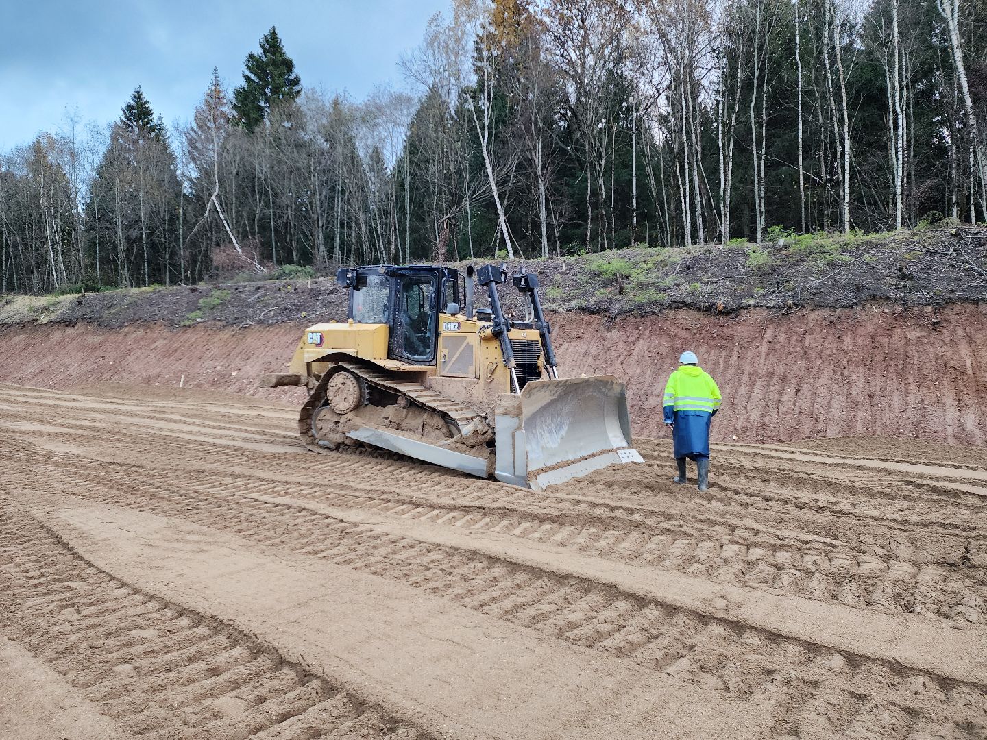 строительство дороги, объездная дорога, тучково, руза, рузский городской округ, московская область, Подмосковье,