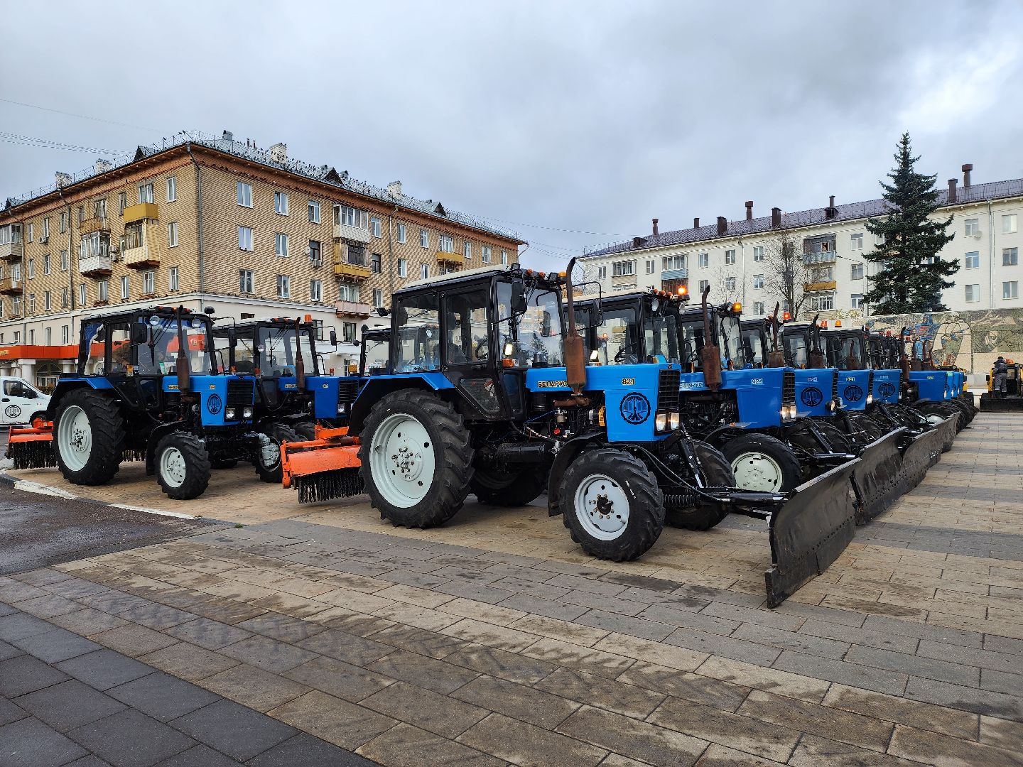 королёв, смотр техники, подготовка к зиме,