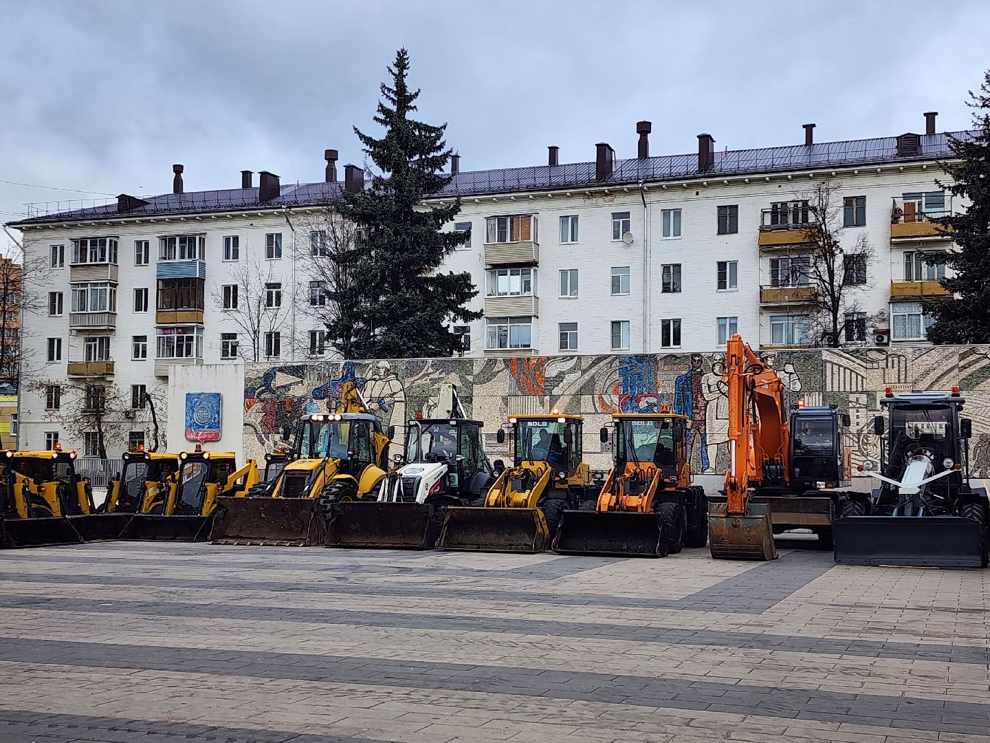 королёв, смотр техники, подготовка к зиме,