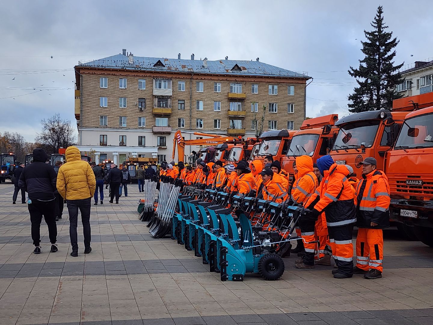 королёв, смотр техники, подготовка к зиме,