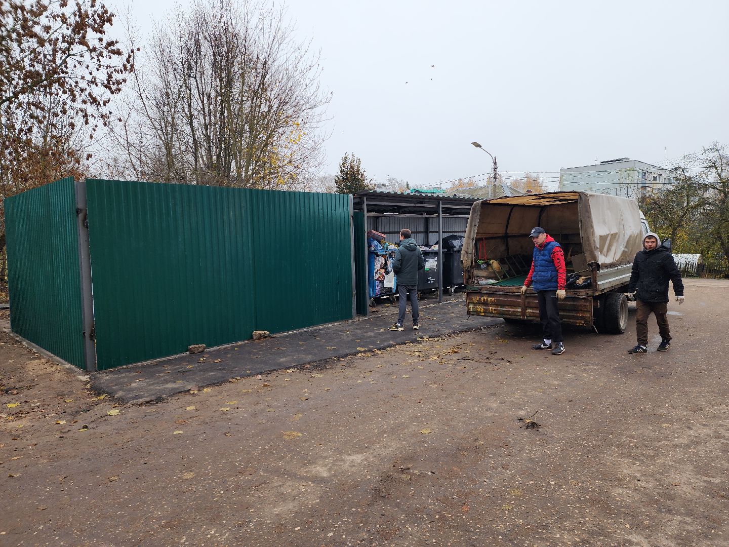 руза, модернизация контейнерных площадок, контейнерная площадка, рузский городской округ, экология, раздельный сбор мусора, московская область,