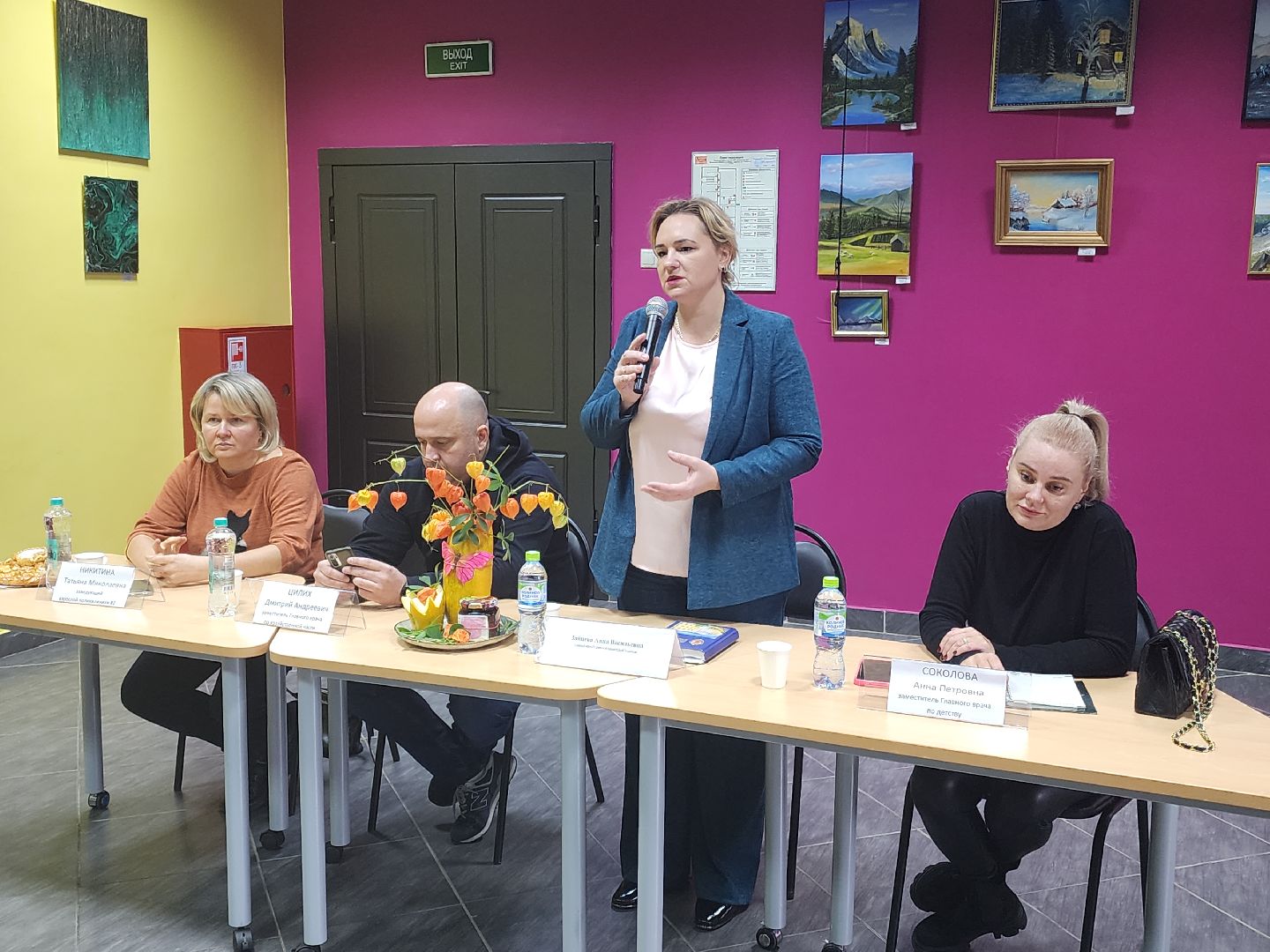 встреча с жителями, больница, главный врач, активное долголетие,