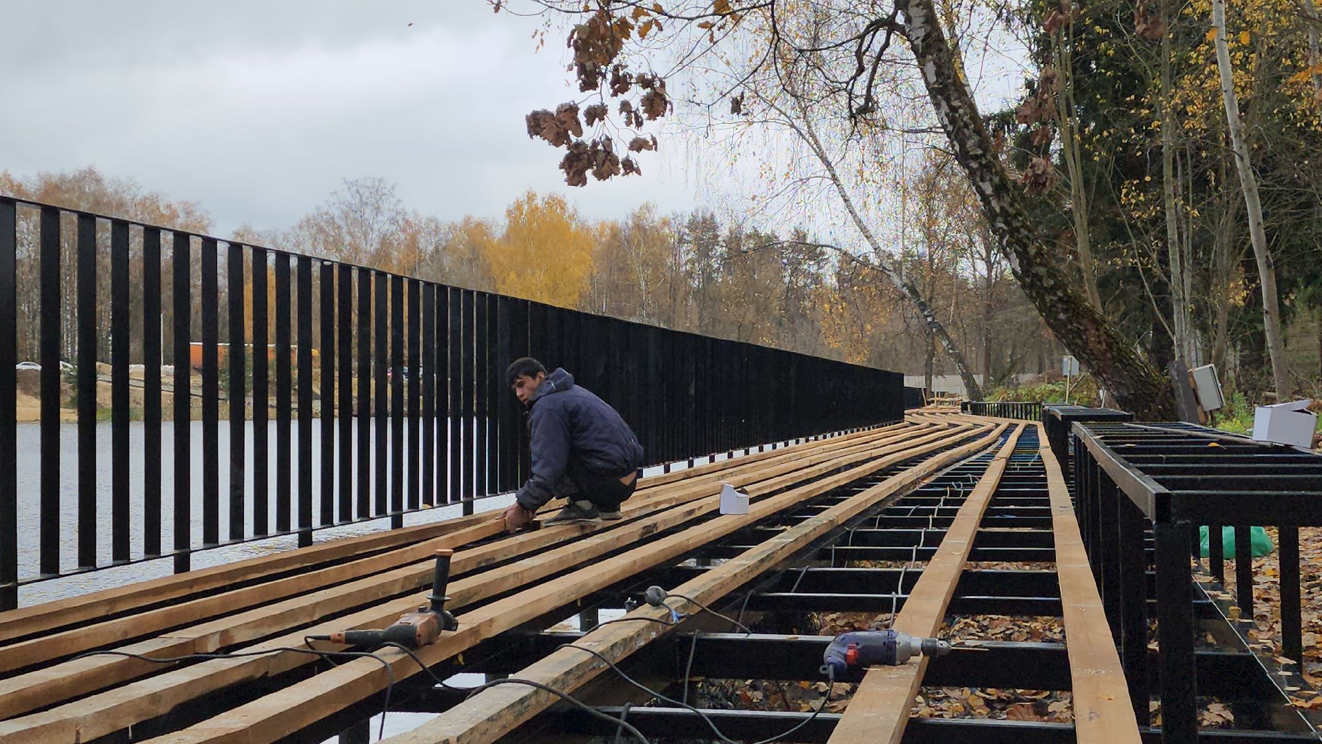 благоустройство, набережная, Лосино-Петровский,
