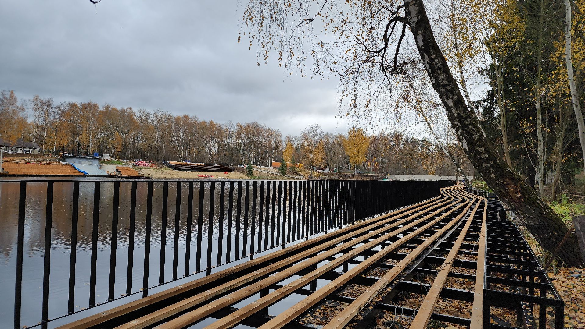 благоустройство, набережная, Лосино-Петровский,