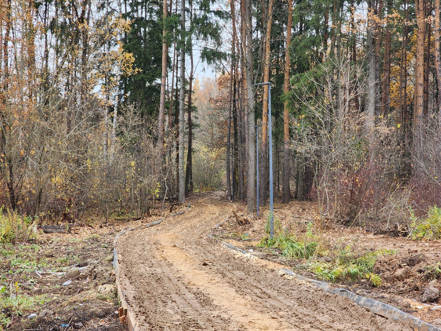 Одинцово, велодорожка, связь трех парков, освещение,