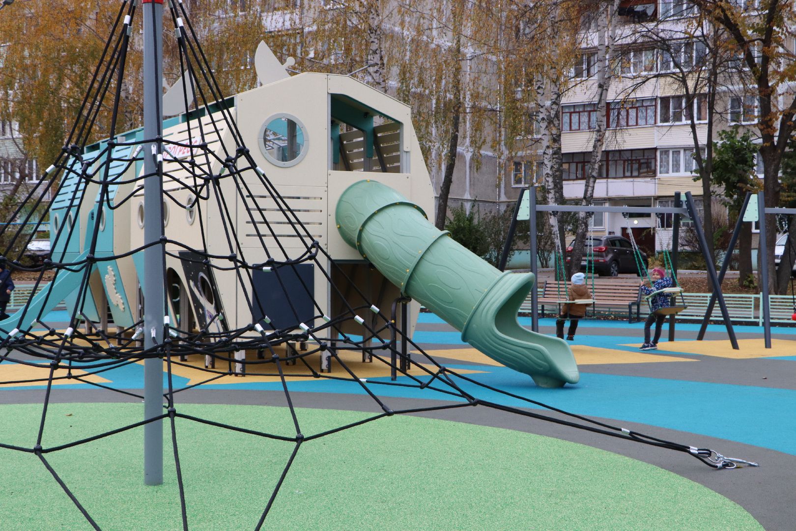 ДИП, Серебряные Пруды, благоустройство, детска игровая площадка, вертикалки,