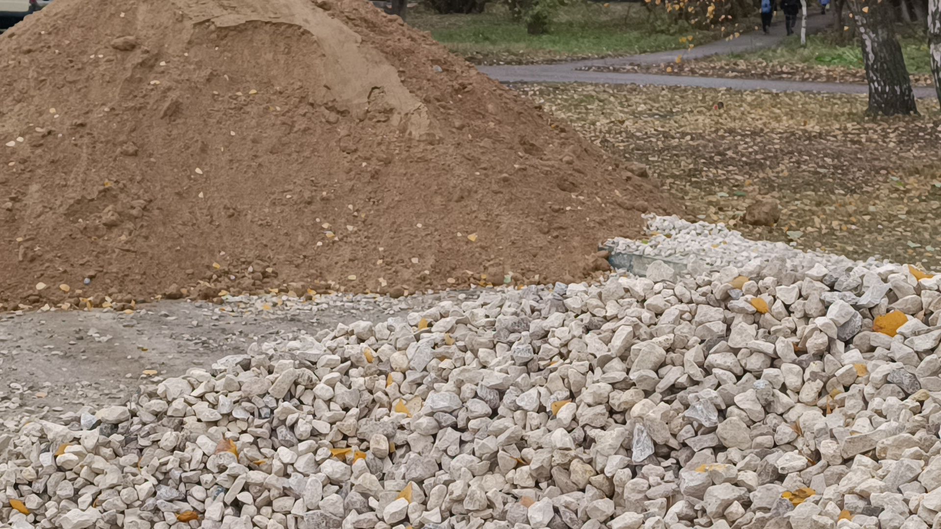 укладка асфальта, пешеходная дорожка, лобня,