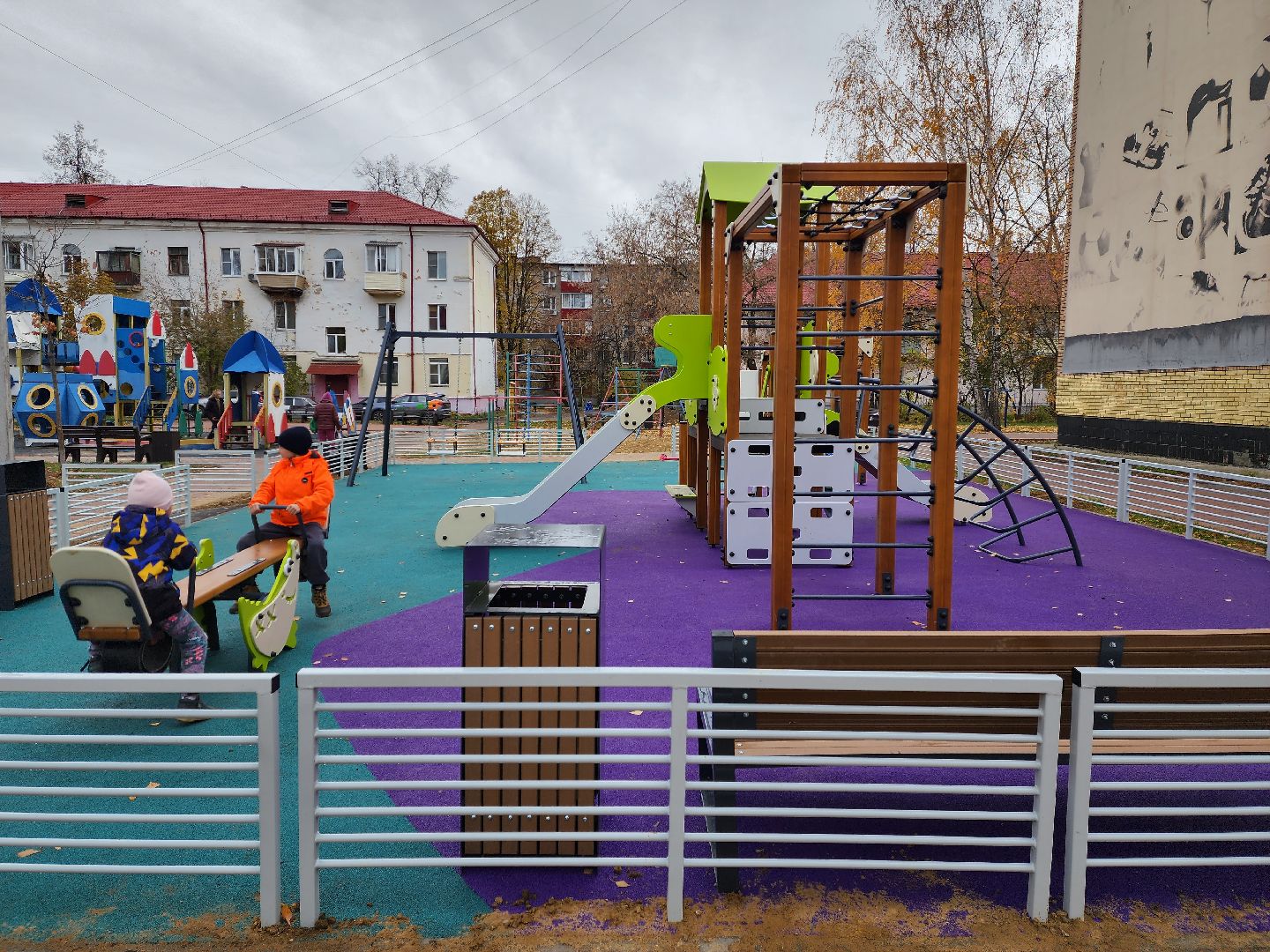 раменское, благоустройство, детские игровые площадки, Михалевича 33-35,