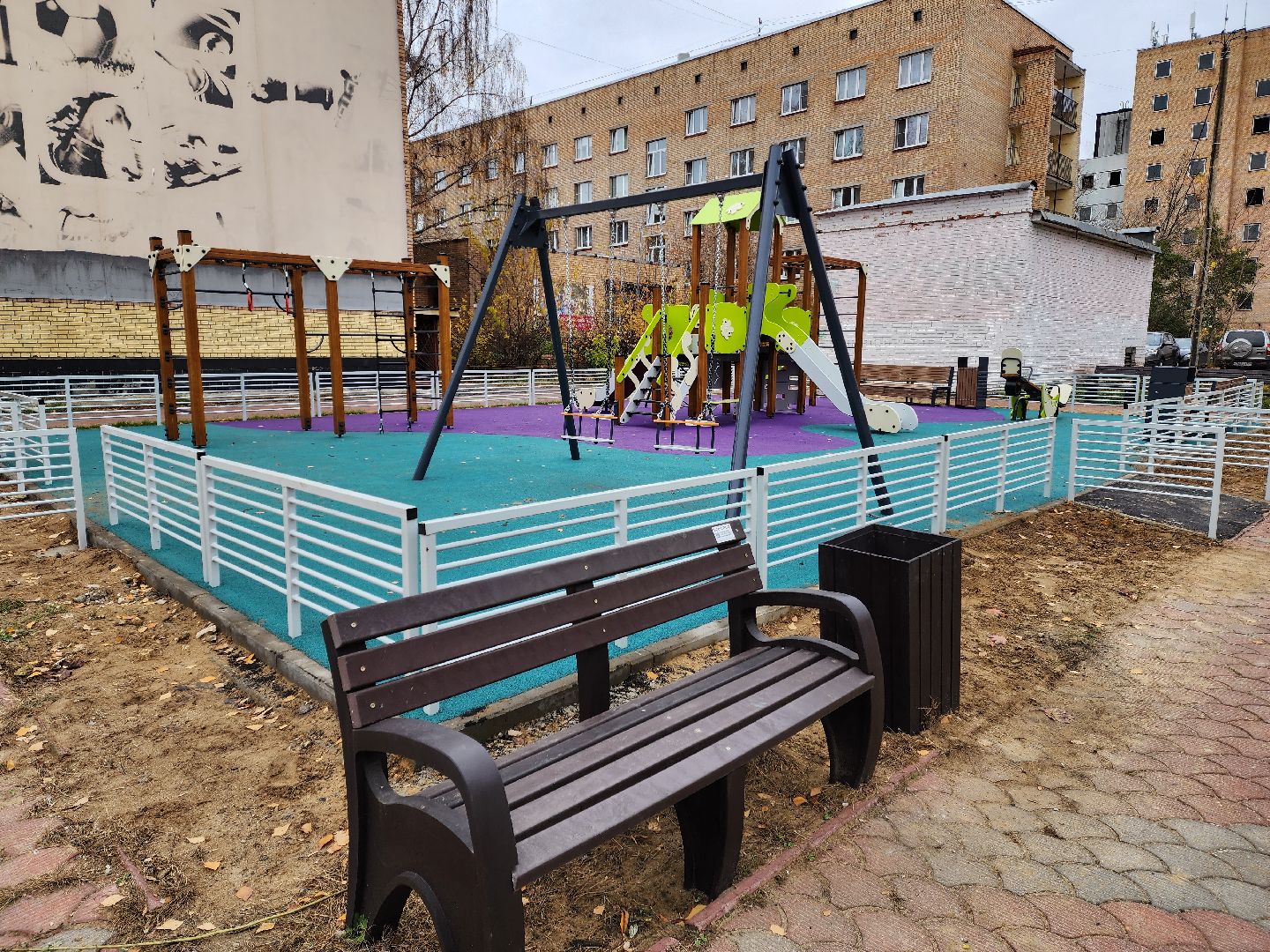 раменское, благоустройство, детские игровые площадки, Михалевича 33-35,