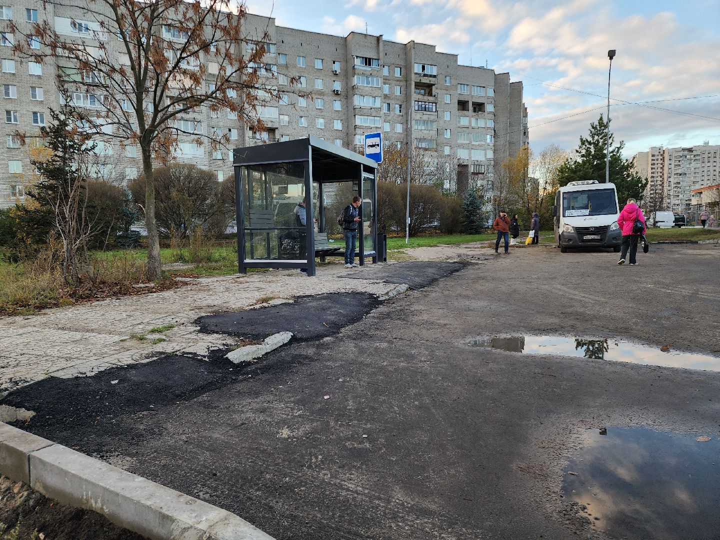 Черноголовка, план добрых дел, автобусный павильон, благоустройство,
