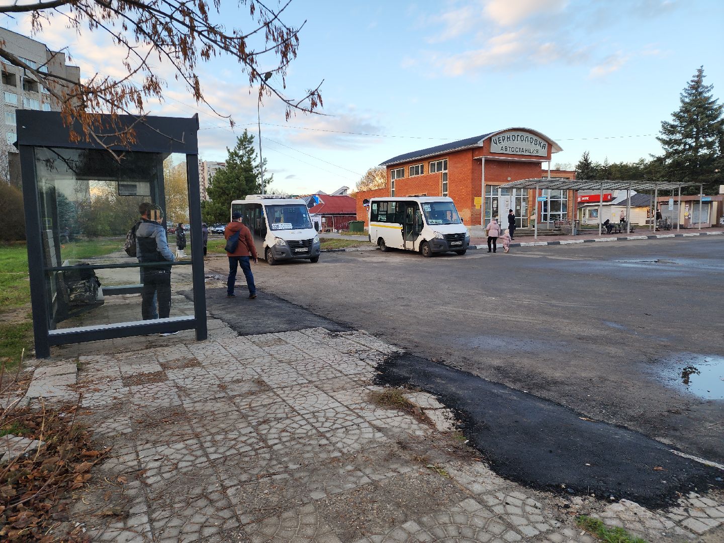 Черноголовка, план добрых дел, автобусный павильон, благоустройство,