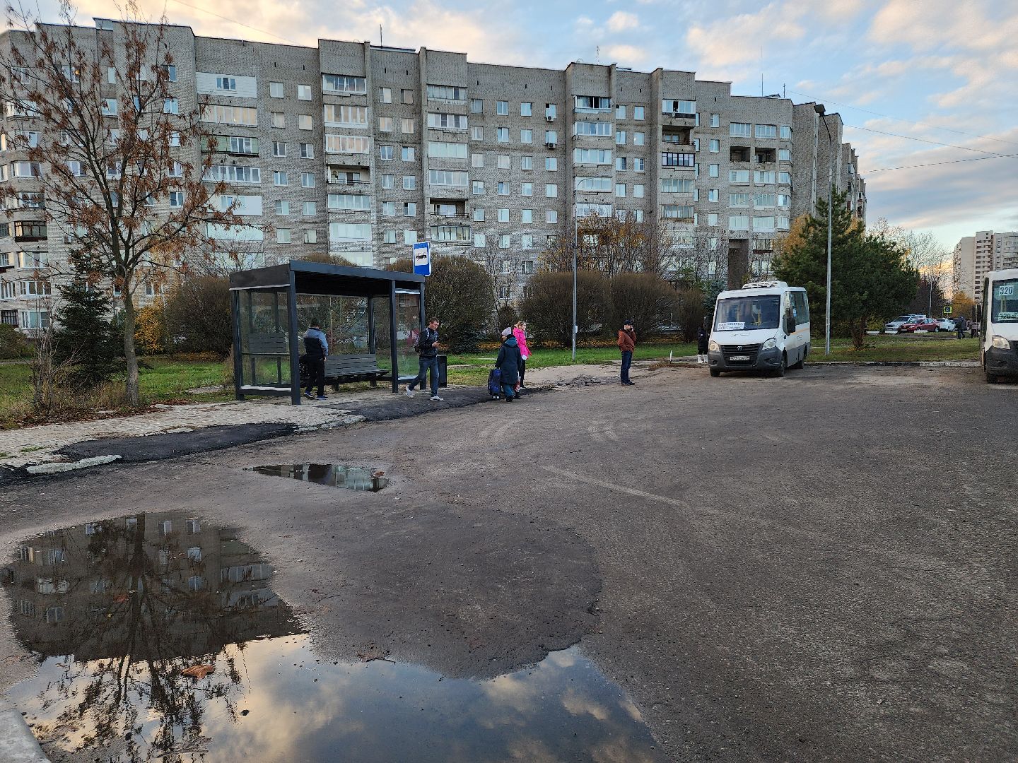 Черноголовка, план добрых дел, автобусный павильон, благоустройство,