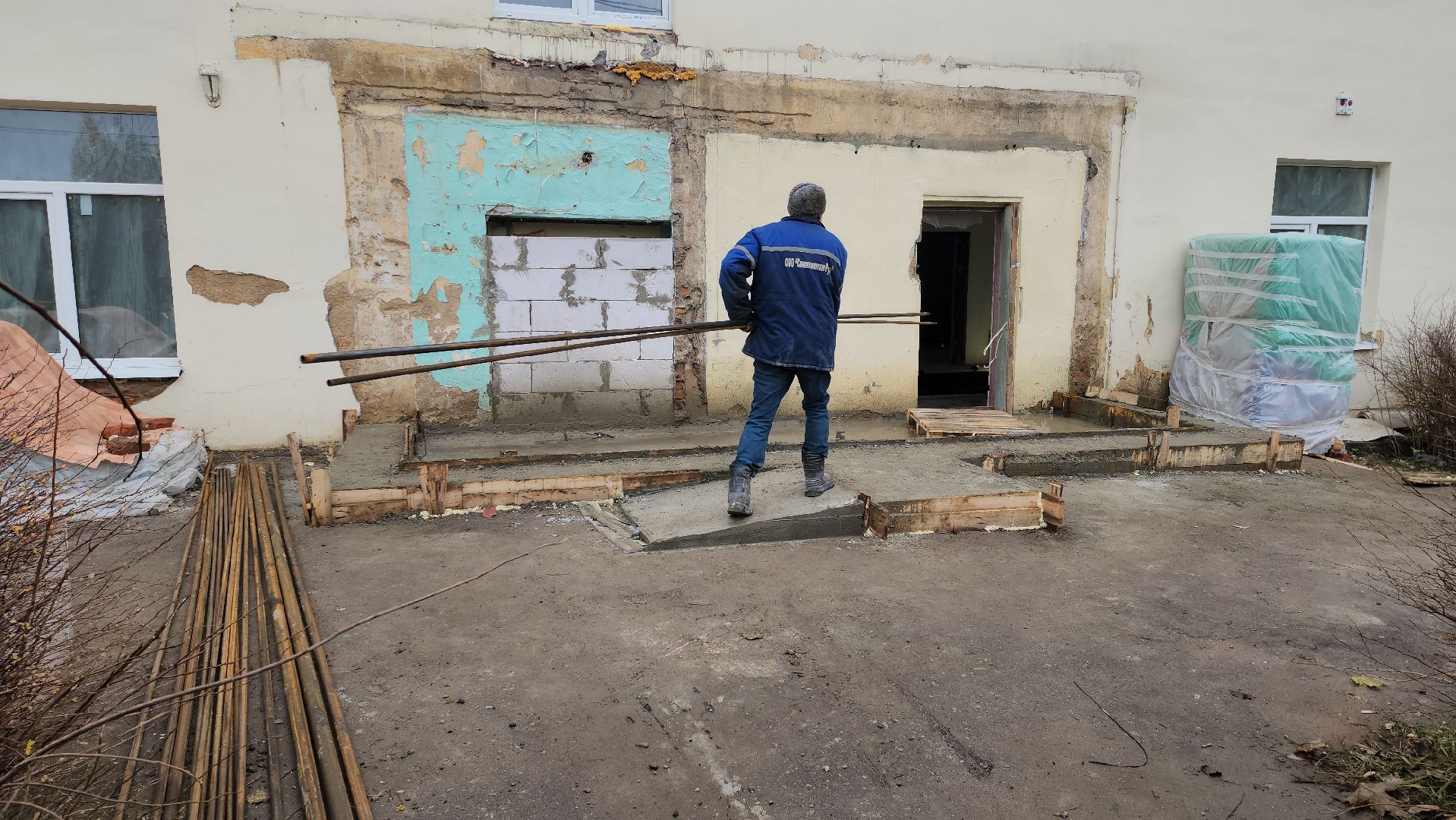 Капитальный ремонт, Капитальный ремонт поликлиники, колюбакино, рузская больница, руза, здравоохранение, министерство здравоохранения подмосковья,