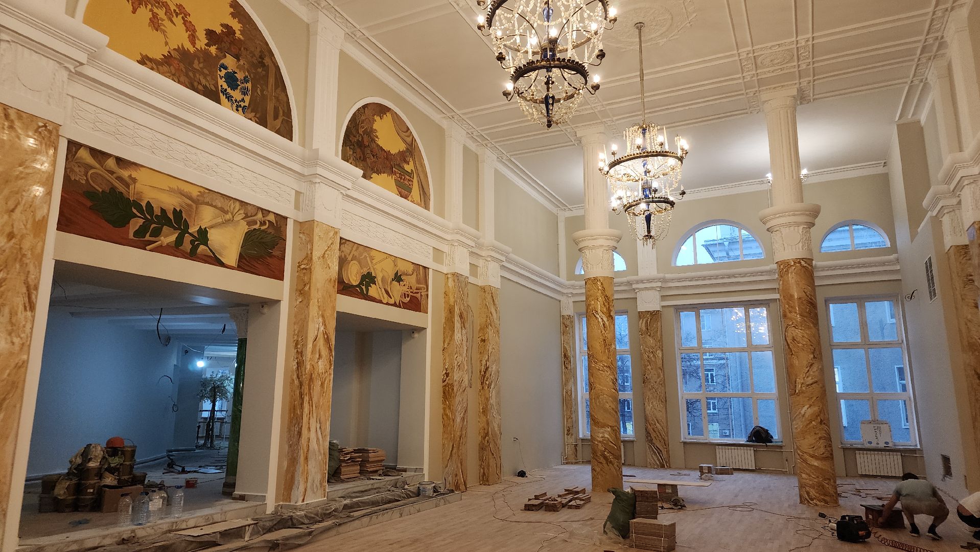 ступино, ремонт дворца культуры ступино, ремонт объектов культуры,