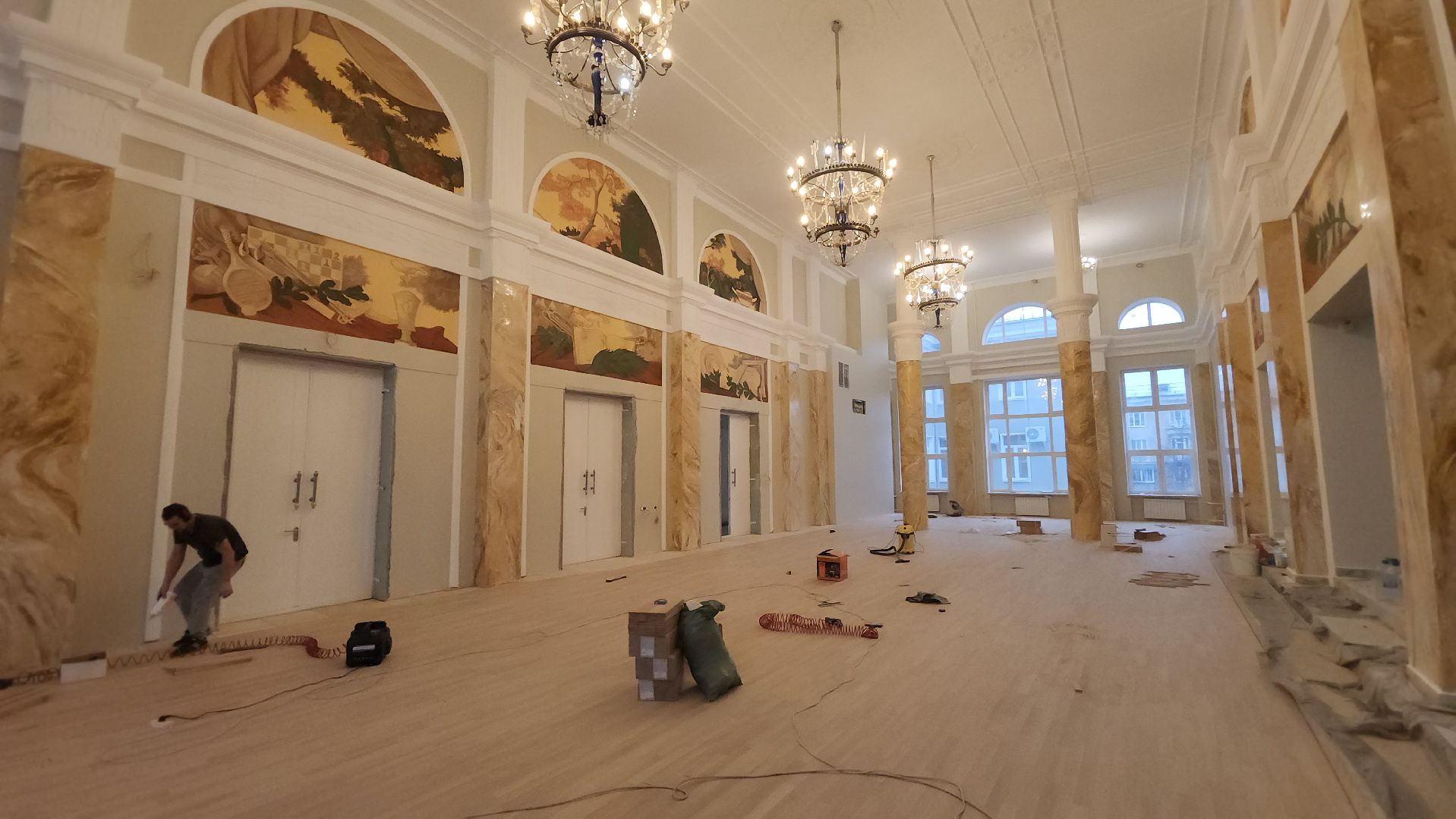 ступино, ремонт дворца культуры ступино, ремонт объектов культуры,