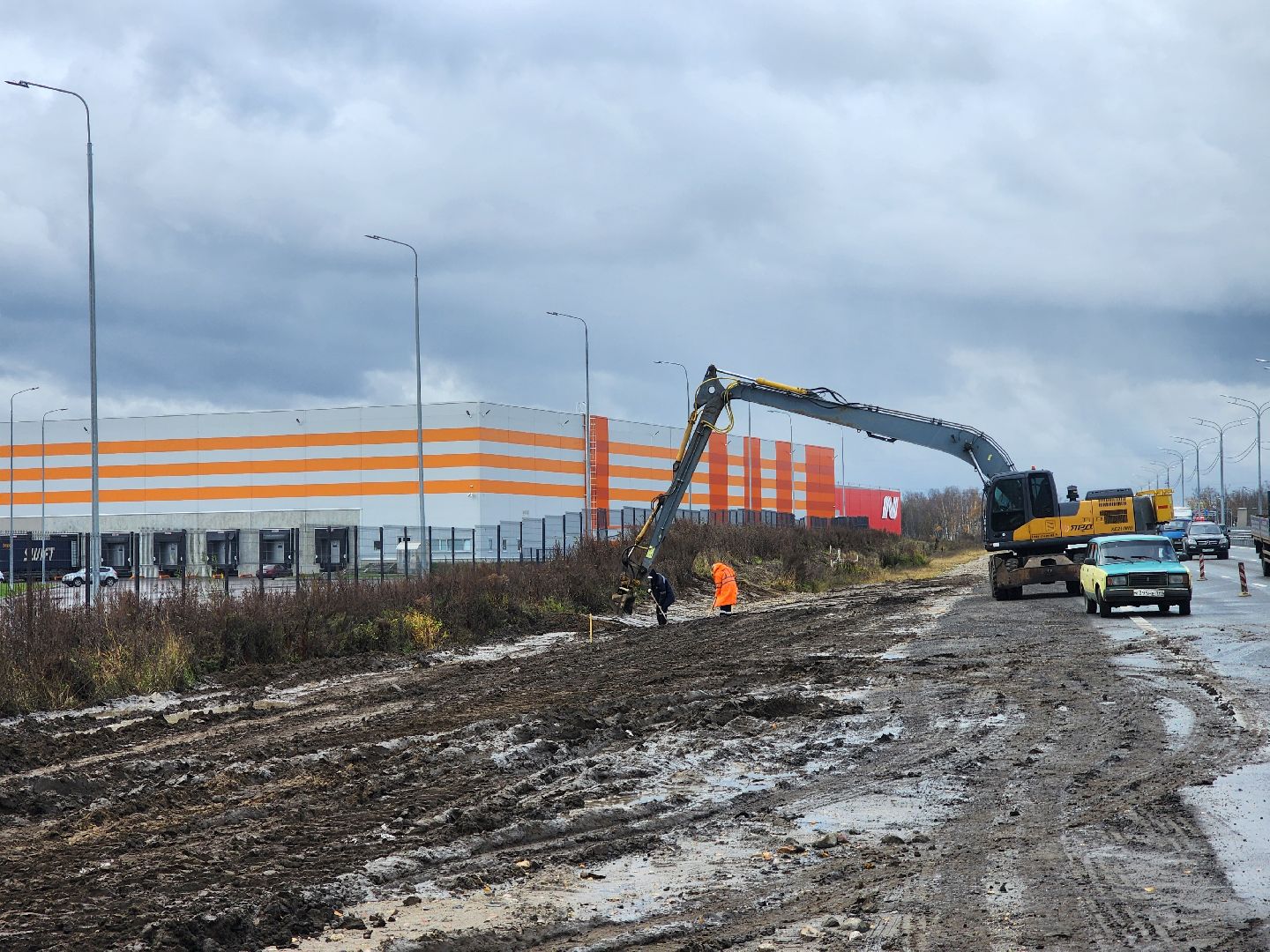 Жители, Общество, Дороги, Ремонт дороги, Строительство, федеральная дорога, Горьковское шоссе, вертикалки