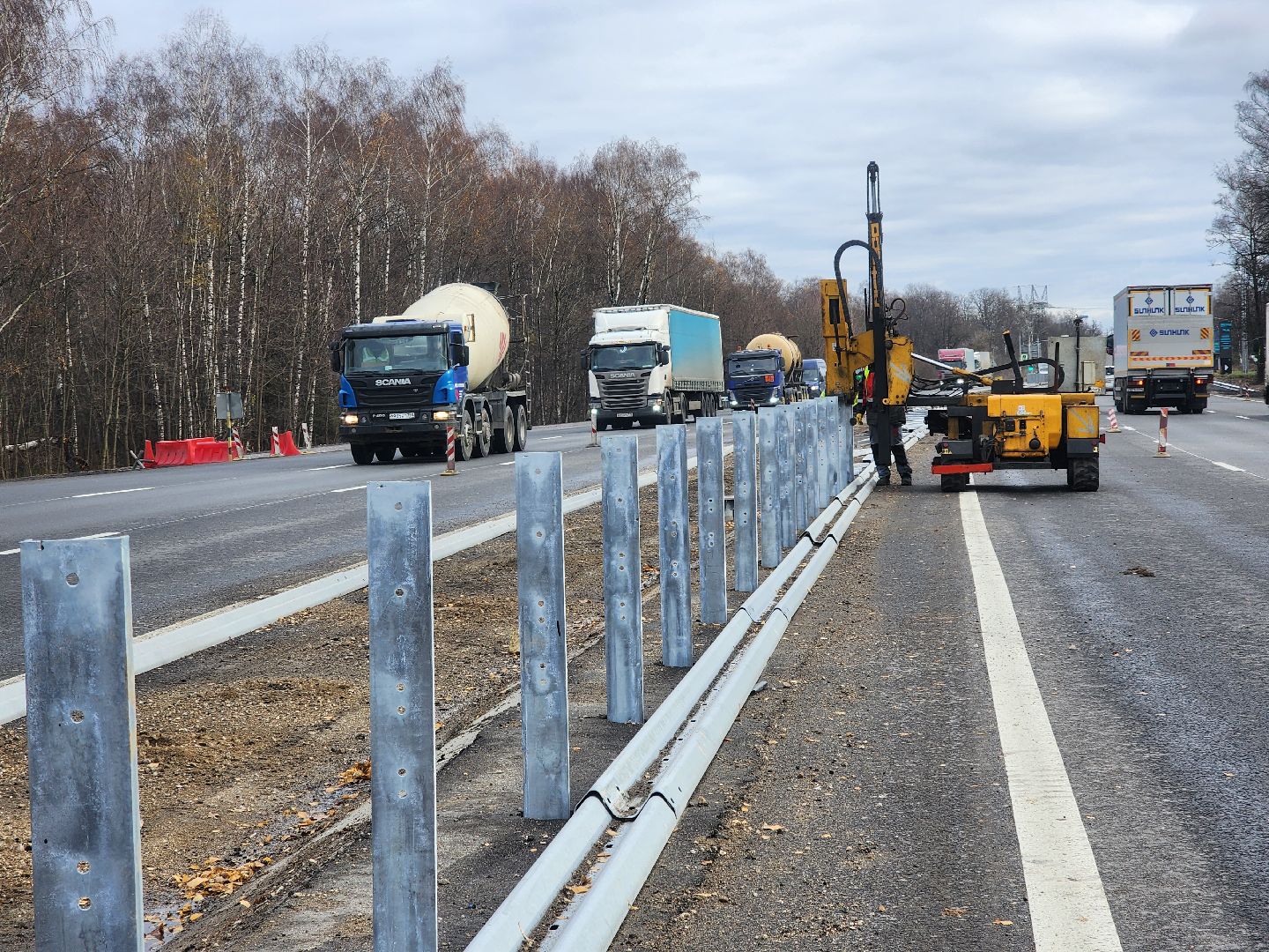 Жители, Общество, Дороги, Ремонт дороги, Строительство, федеральная дорога, Горьковское шоссе, вертикалки