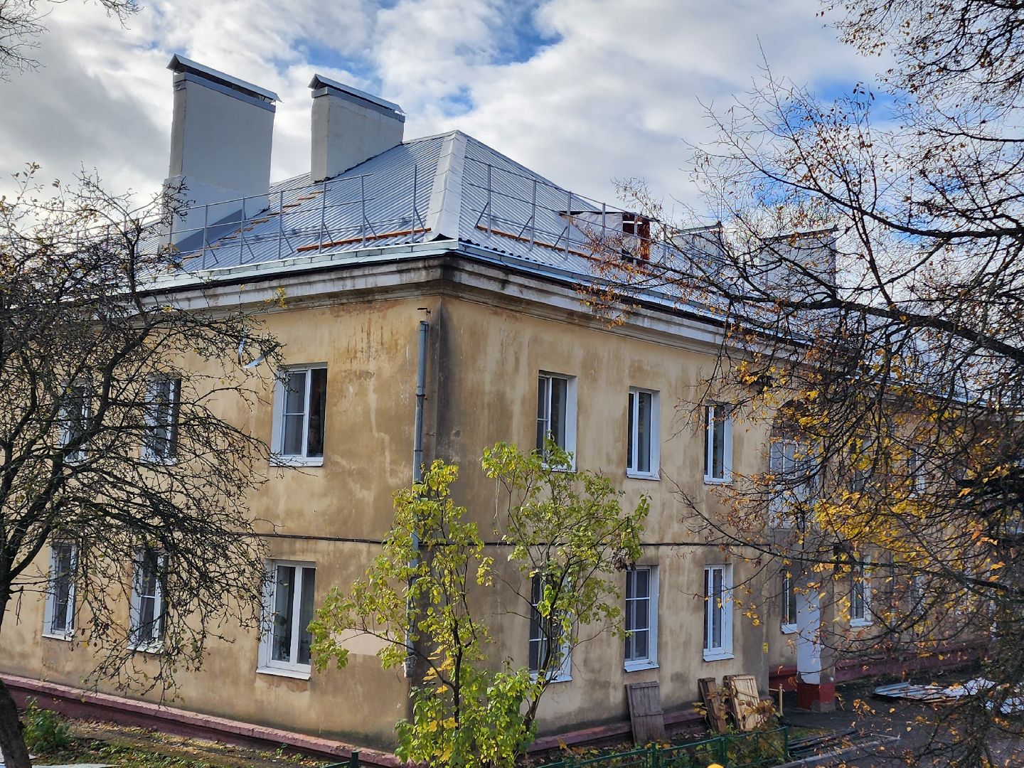 Чехов, улица Ильича, многоквартирный дом, капремонт кровли, капитальный ремонт крыши, гидроизоляция, теплоизоляция, реконструкция,