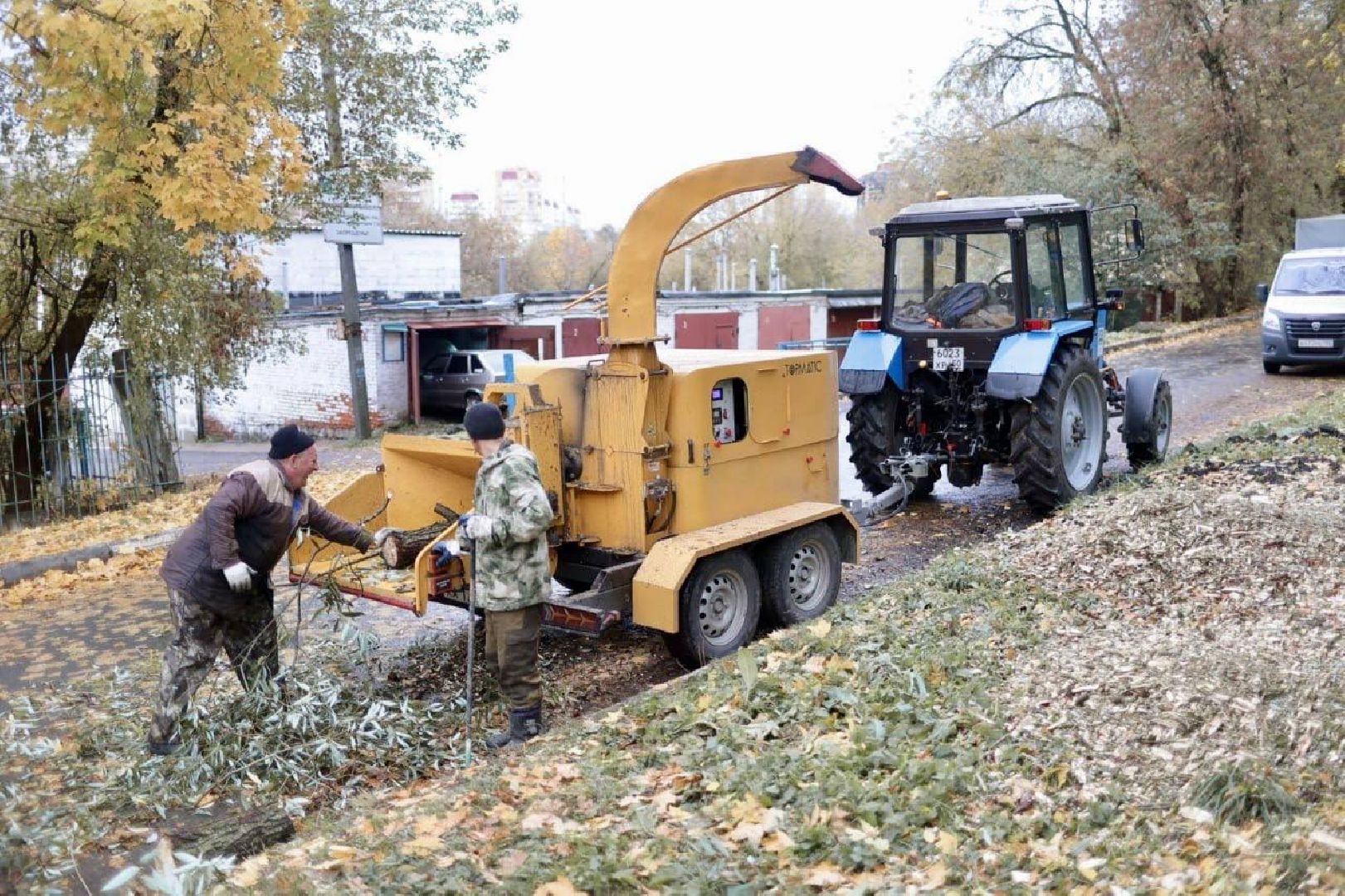 Чехов, осенне-зимний период, содержание территории, уборка территорий, благоустройство, уборочная техника, специальная техника, подготовка к зиме,вертикалки,