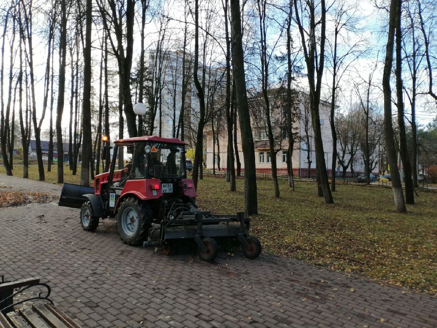 Чехов, осенне-зимний период, содержание территории, уборка территорий, благоустройство, уборочная техника, специальная техника, подготовка к зиме,вертикалки,