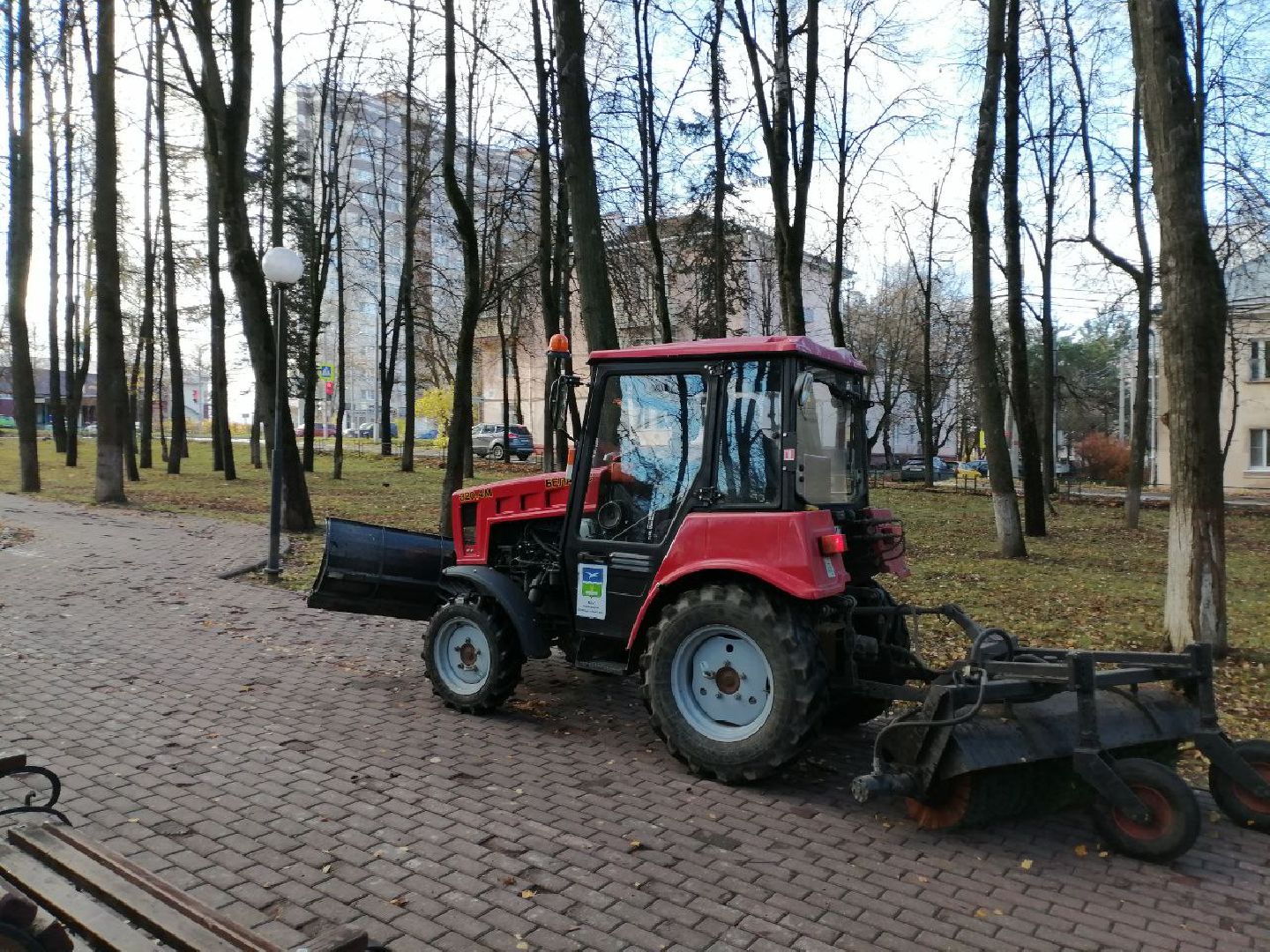 Чехов, осенне-зимний период, содержание территории, уборка территорий, благоустройство, уборочная техника, специальная техника, подготовка к зиме,вертикалки,