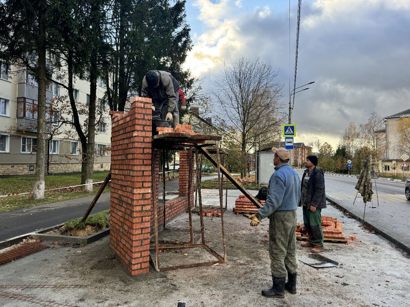 шаховская, остановка, остановка общественного транспорта, новая остановка,