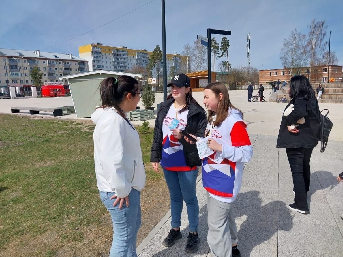 Волонтеры, благоустройство, голосование, Орехово-Зуево