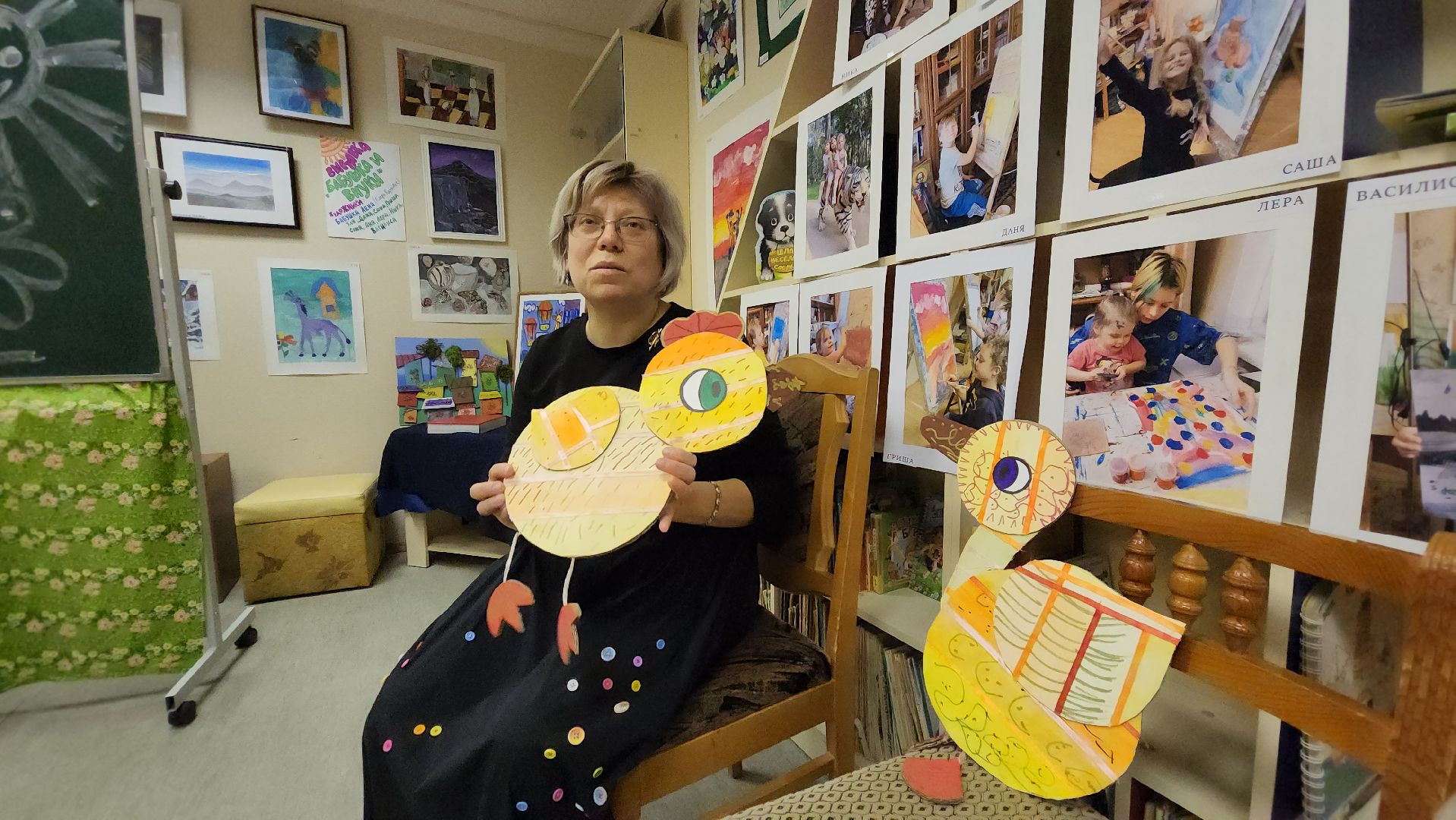 Спектакль, дети, Лобня, Декорации, Творчество детей,