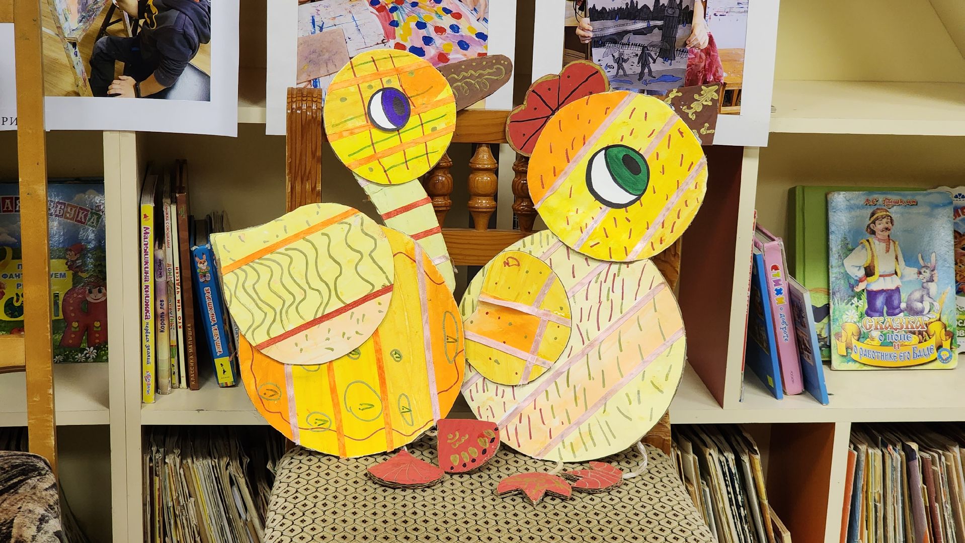 Спектакль, дети, Лобня, Декорации, Творчество детей,