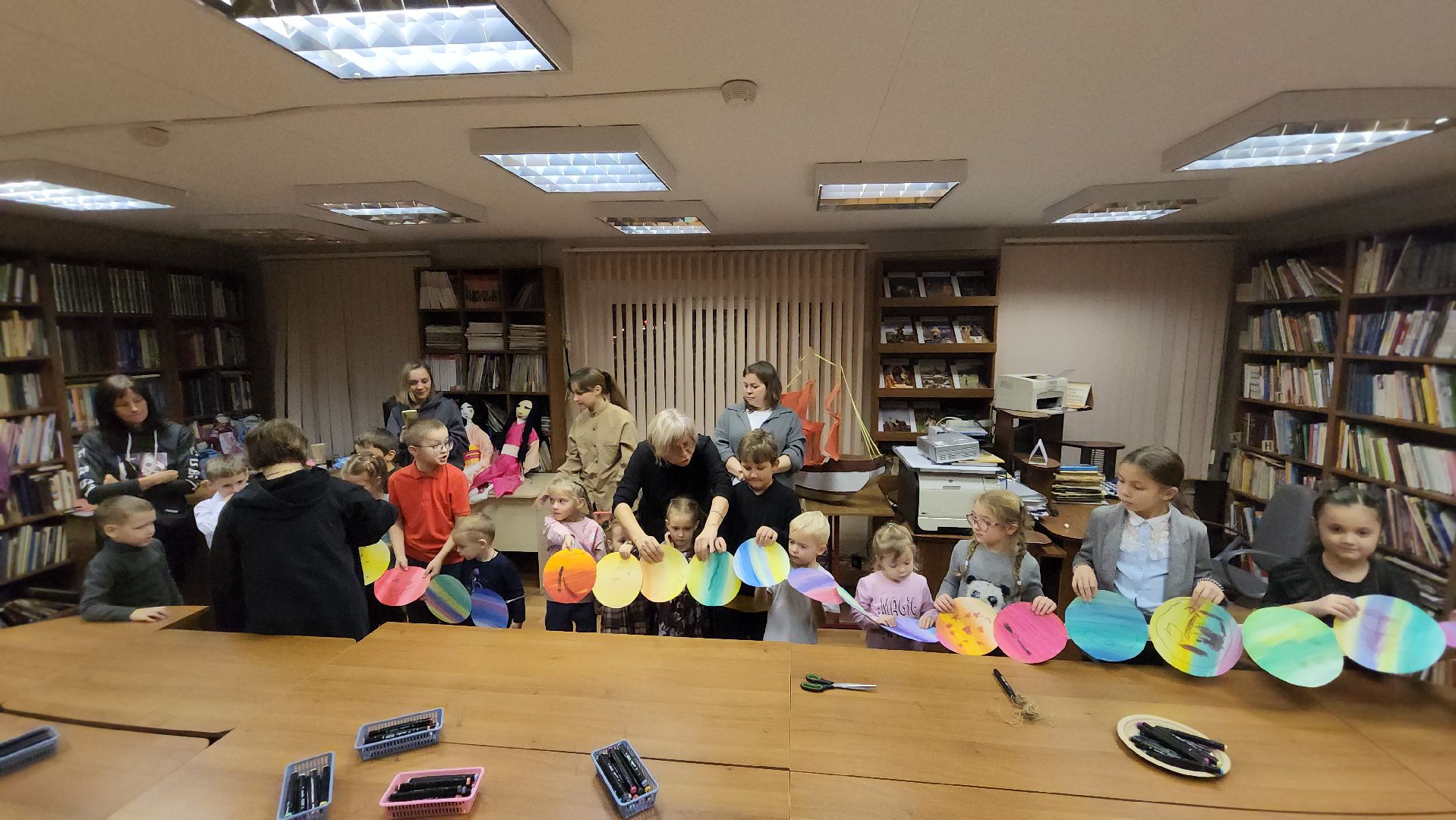 Спектакль, дети, Лобня, Декорации, Творчество детей,