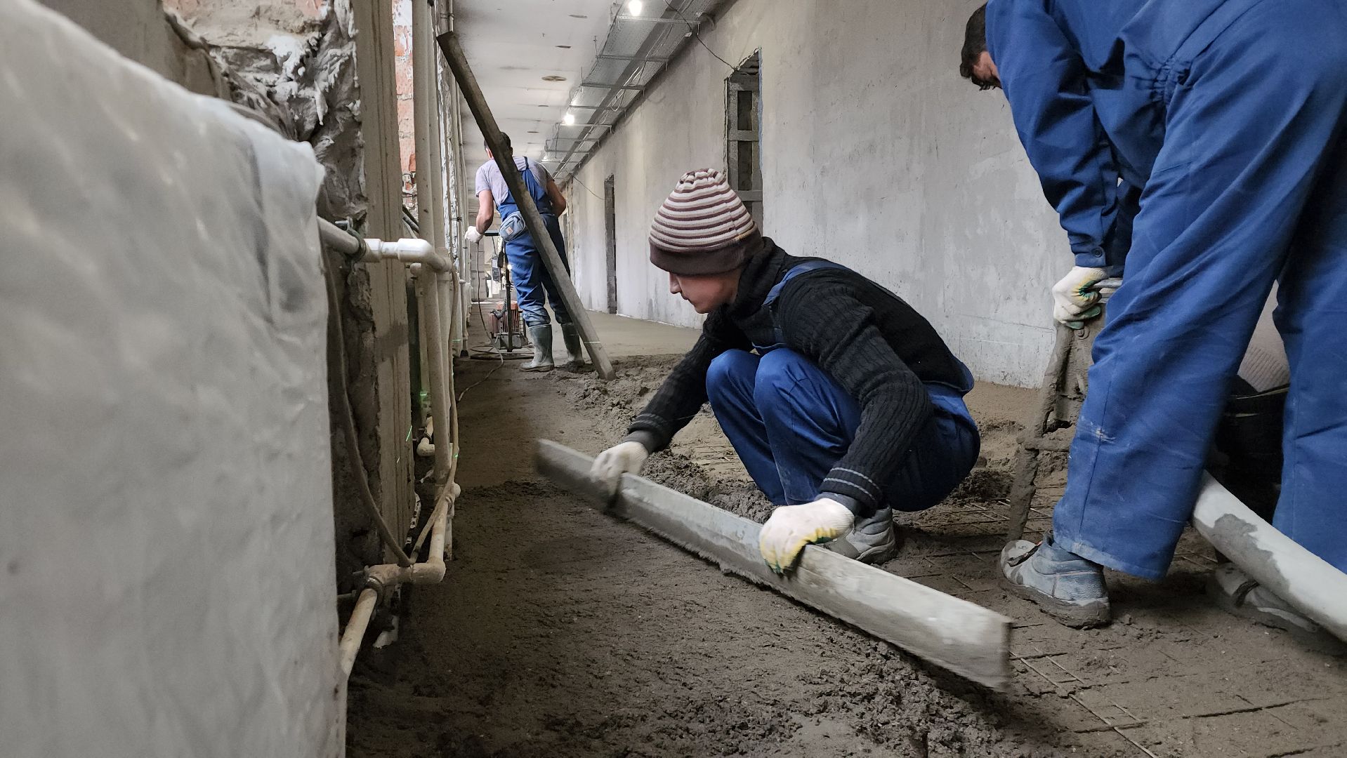 Ремонт школы, лобня, Отделочные работы,