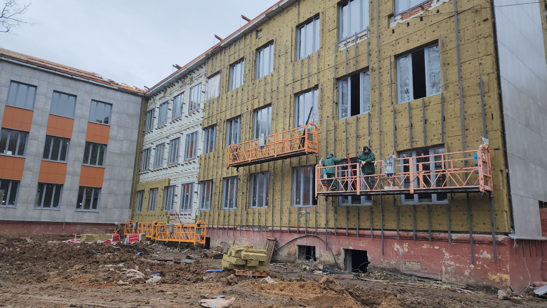 Ремонт школы, лобня, Отделочные работы,