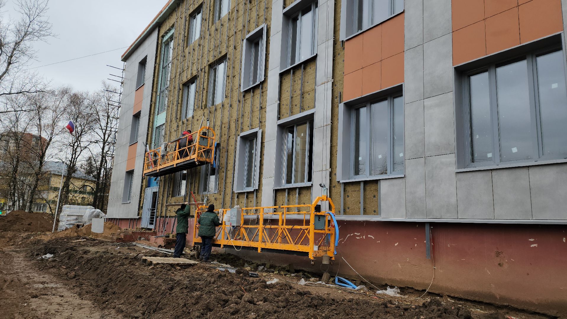 Ремонт школы, лобня, Отделочные работы,