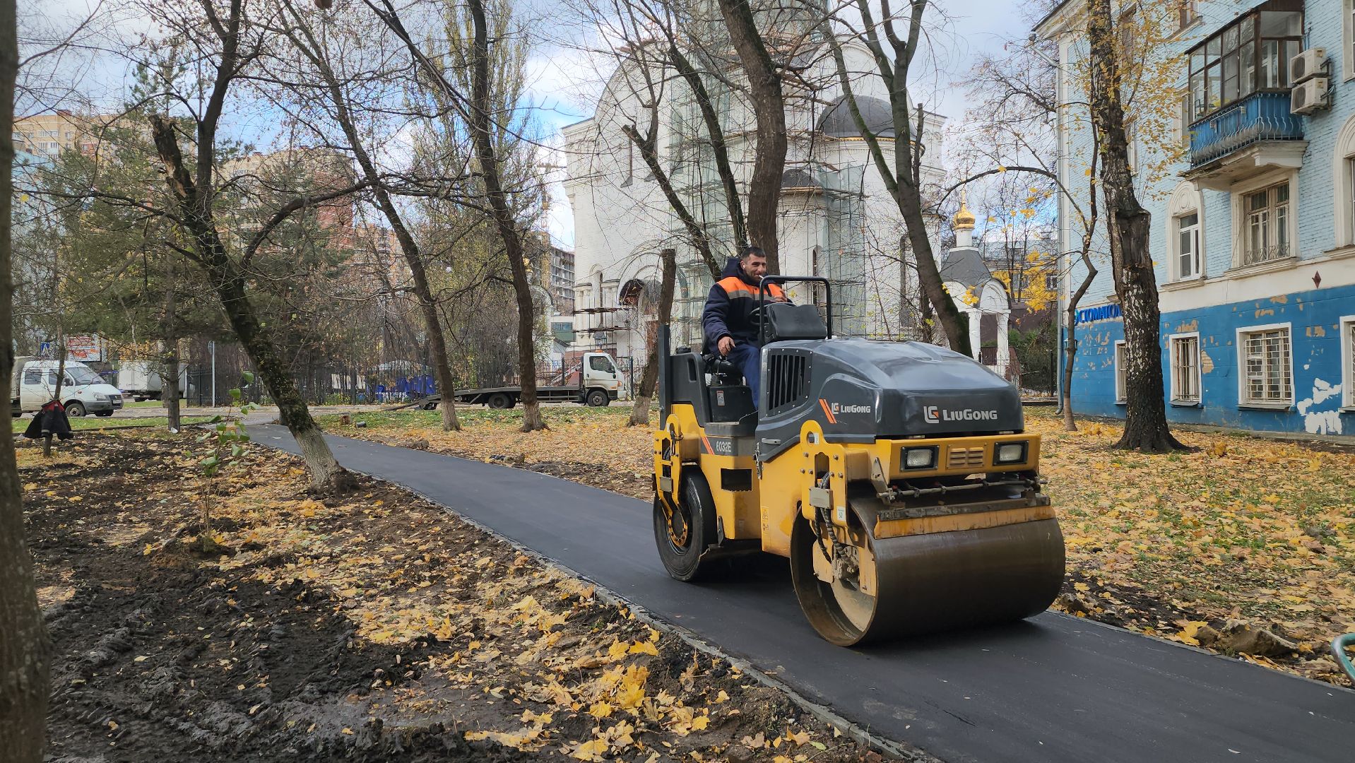 люберцы, народная тропа, асфальт,